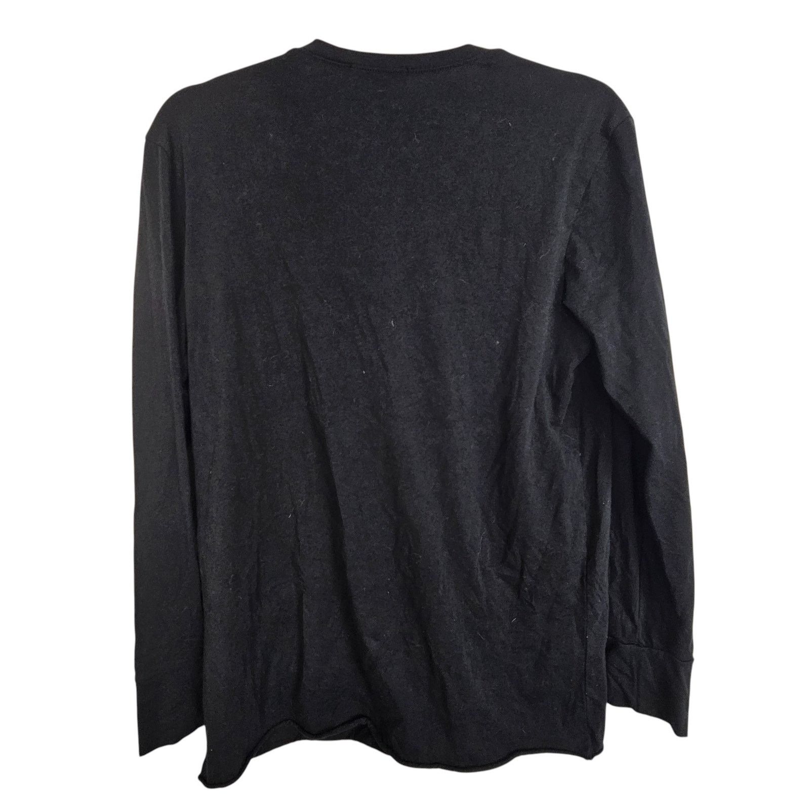 James Perse James Perse Womens Black V-Neck T-Shirt 1 Classic Minimalist Size S / US 4 / IT 40 - 7 Thumbnail
