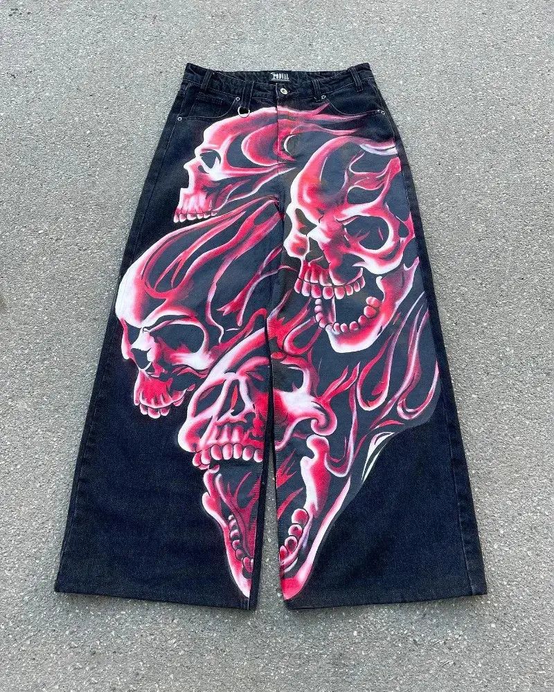 Japanese Brand Y2k Style Hip Hop Streetwear Anime Size US 32 / EU 48 - 6 Thumbnail