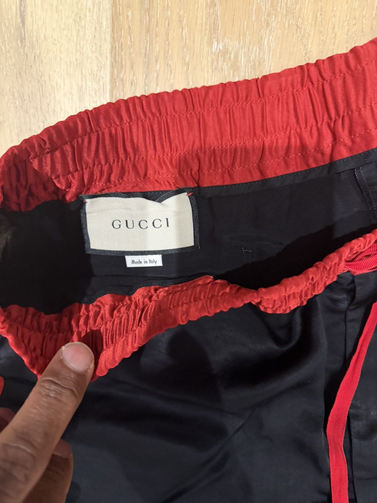 Gucci Gucci Logo Tape Acetate Shorts Size US 35 - 2 Thumbnail