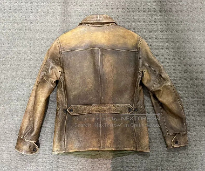 RRL Ralph Lauren RRL Ralph Lauren Sunset Yellow Sluice Officer Leather Robe Size US S / EU 44-46 / 1 - 3 Thumbnail