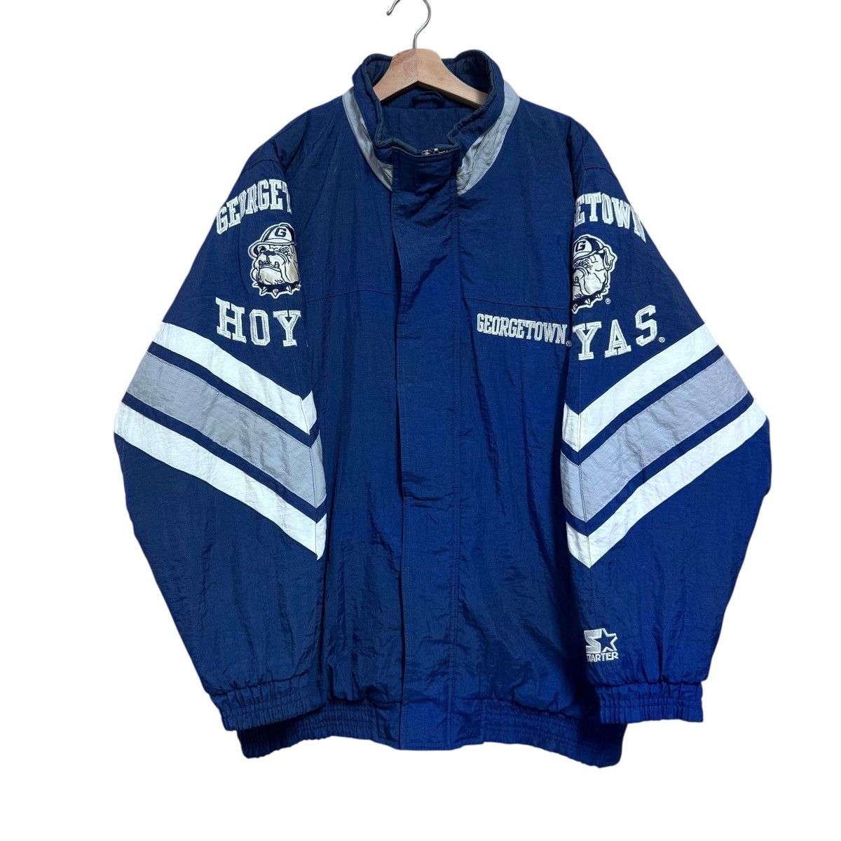 MLB Vintage 90s Starter MLB Georgetown Hoyas Padded Jacket Size US XL / EU 56 / 4 - 1 Thumbnail