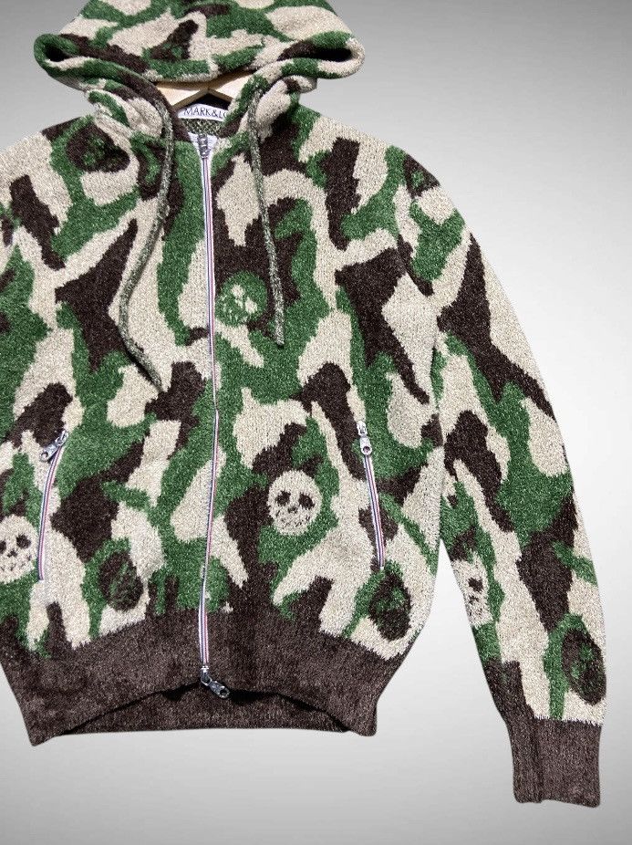 Sports Specialties Mark & Lona Golf Camo Skull Knit Sweater Zip-Up Hoodie Size US M / EU 48-50 / 2 - 5 Thumbnail