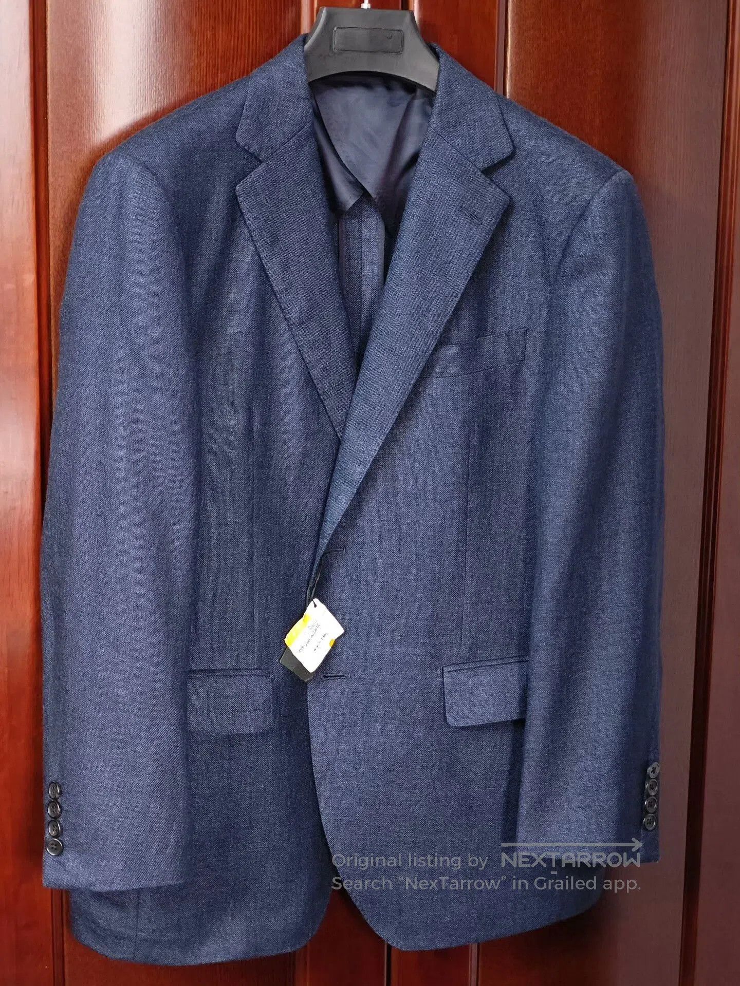Japanese Brand Italian E. Thomas Navy Blazer. Size US M / EU 48-50 / 2 - 1 Thumbnail