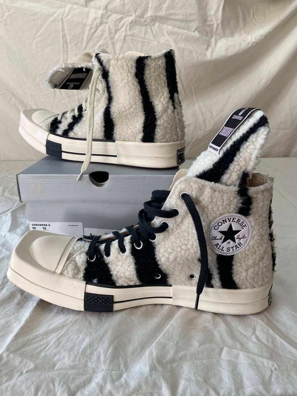 Converse × Rick Owens Drkshdw Rick Owens DRKSHDW Converse Size US 10 / EU 43 - 2 Thumbnail