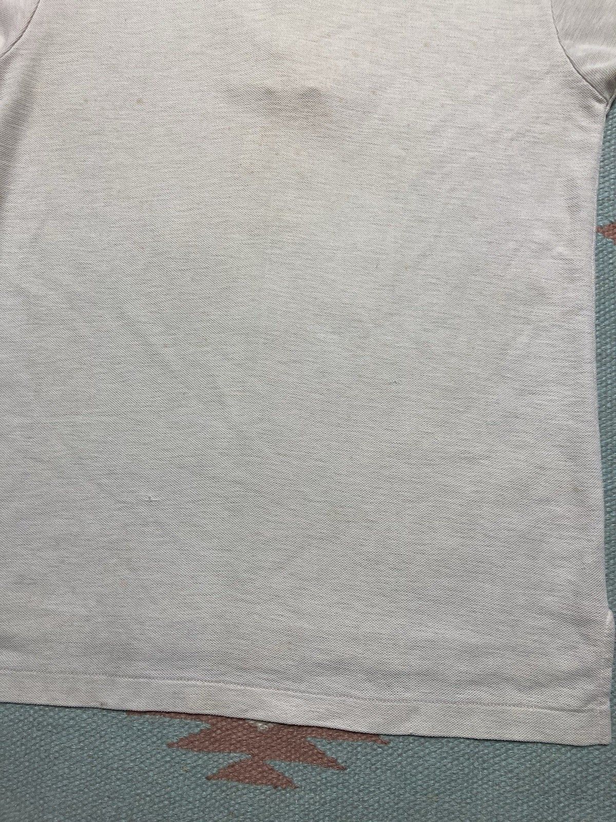 Vintage Vintage 70s polo shirt blank gray cream stained men’s small Size US S / EU 44-46 / 1 - 9 Thumbnail