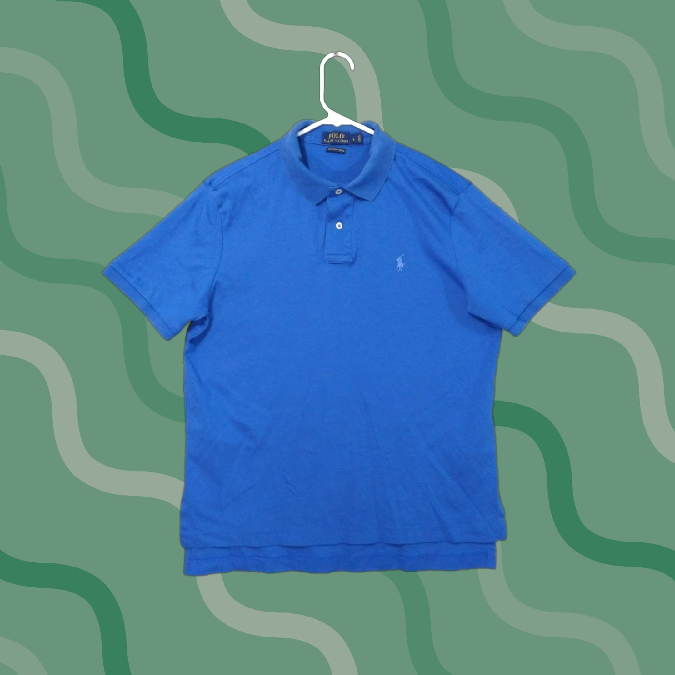 Polo Ralph Lauren Polo Ralph Lauren Polo Shirt Mens Large Blue Pima Soft Touch Short Sleeve Logo Size US L / EU 52-54 / 3 - 1 Thumbnail