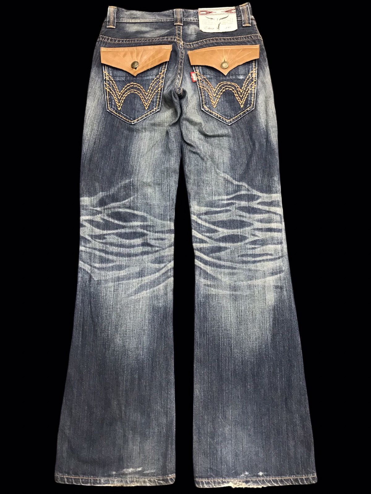 Edwin 💥FLARE💥ARCHIVAL EDWIN WESTRNER SICK FADED FLARE DENIM F391 Size US 30 / EU 46 - 2 Thumbnail