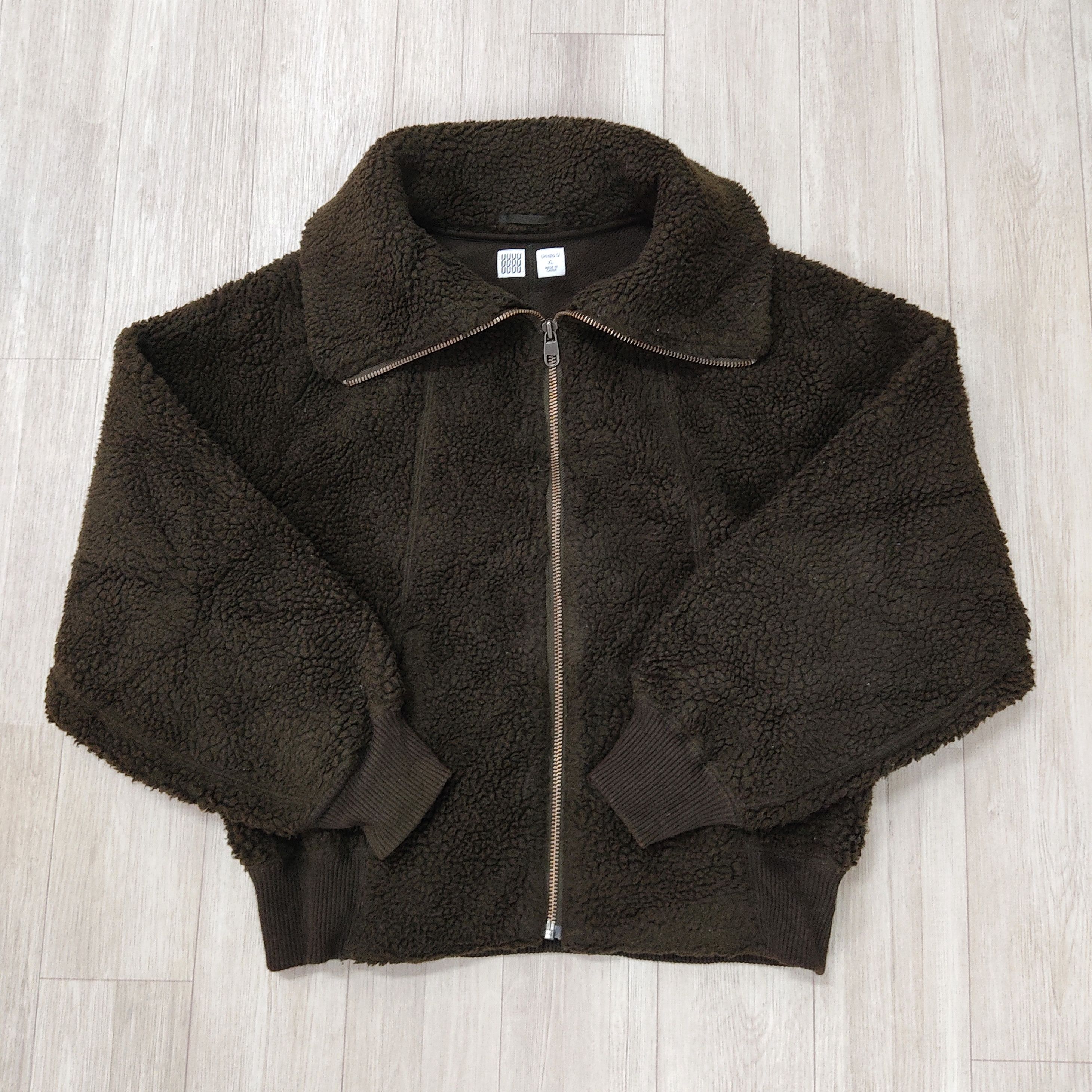 Christophe Lemaire UNIQLO U x LEMAIRE Deep Pile Sherpa Fleece Zipper Jacket Size US XL / EU 56 / 4 - 5 Thumbnail
