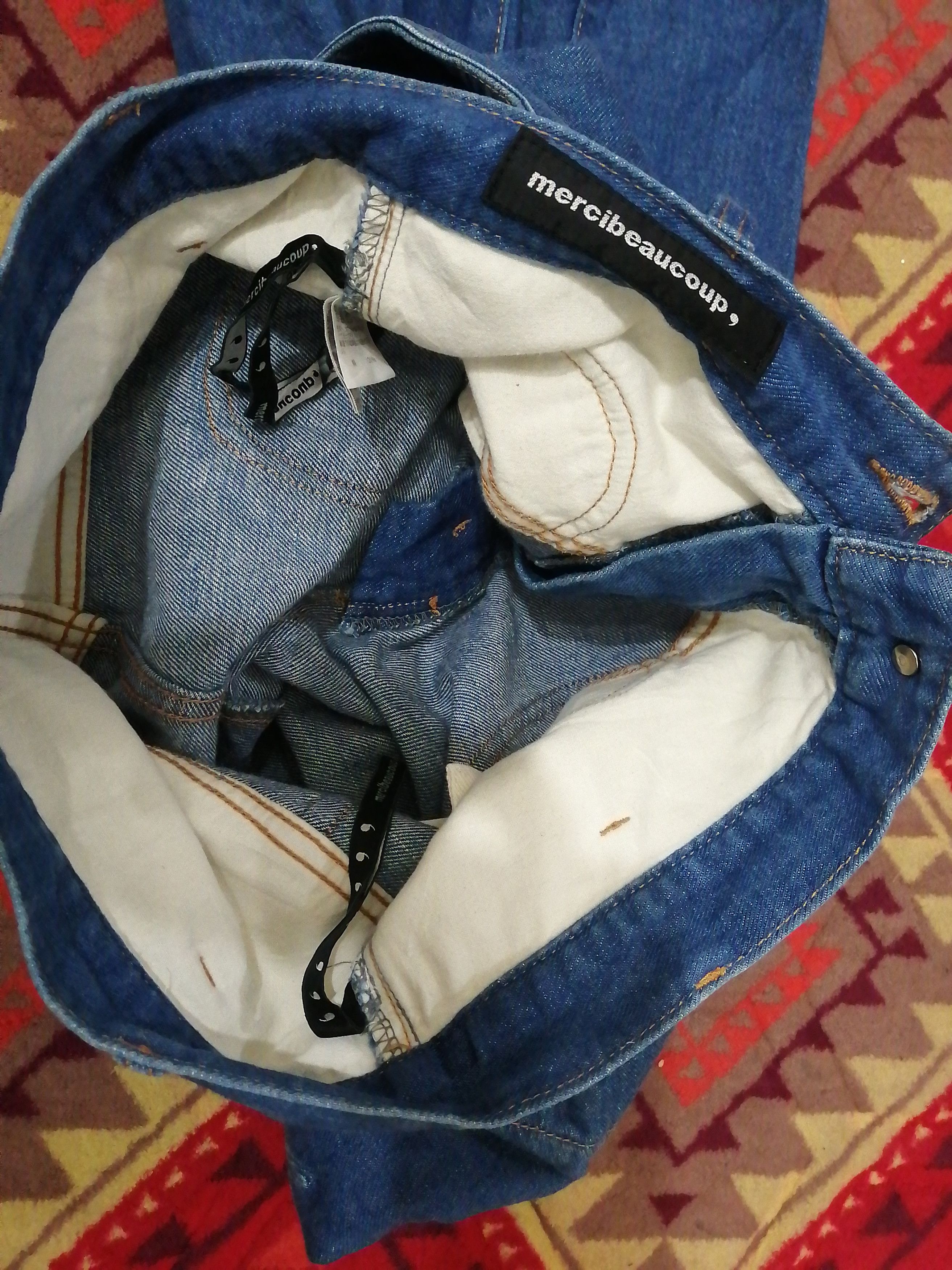Issey Miyake × Japanese Brand × mercibeaucoup Issey miyake mercibeaucop denim Size US 30 / EU 46 - 12 Thumbnail