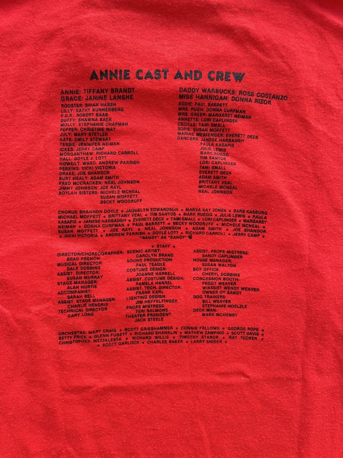 Vintage 1986 Annie Play Tee Size US XL / EU 56 / 4 - 4 Thumbnail
