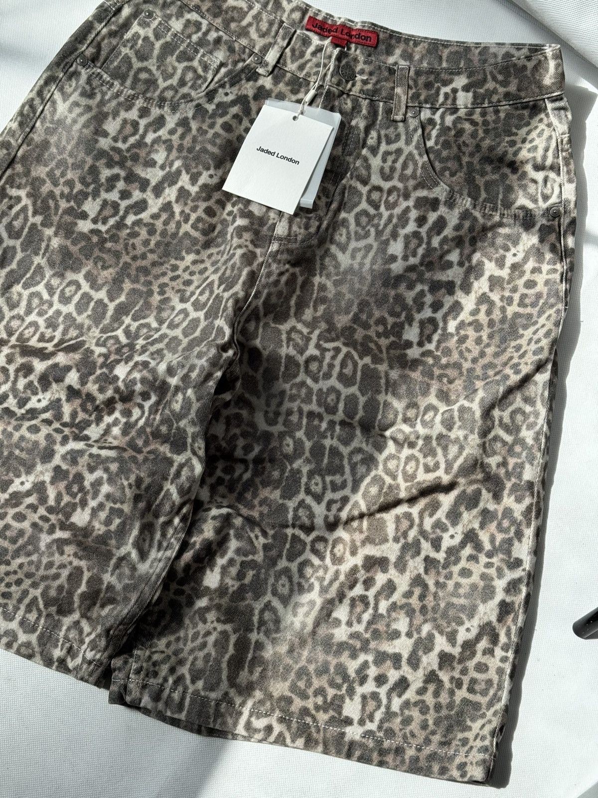 Jaded London Jaded London leopard Baggy shorts Sk8 Polar Skate Jorts Size US 30 / EU 46 - 8 Thumbnail