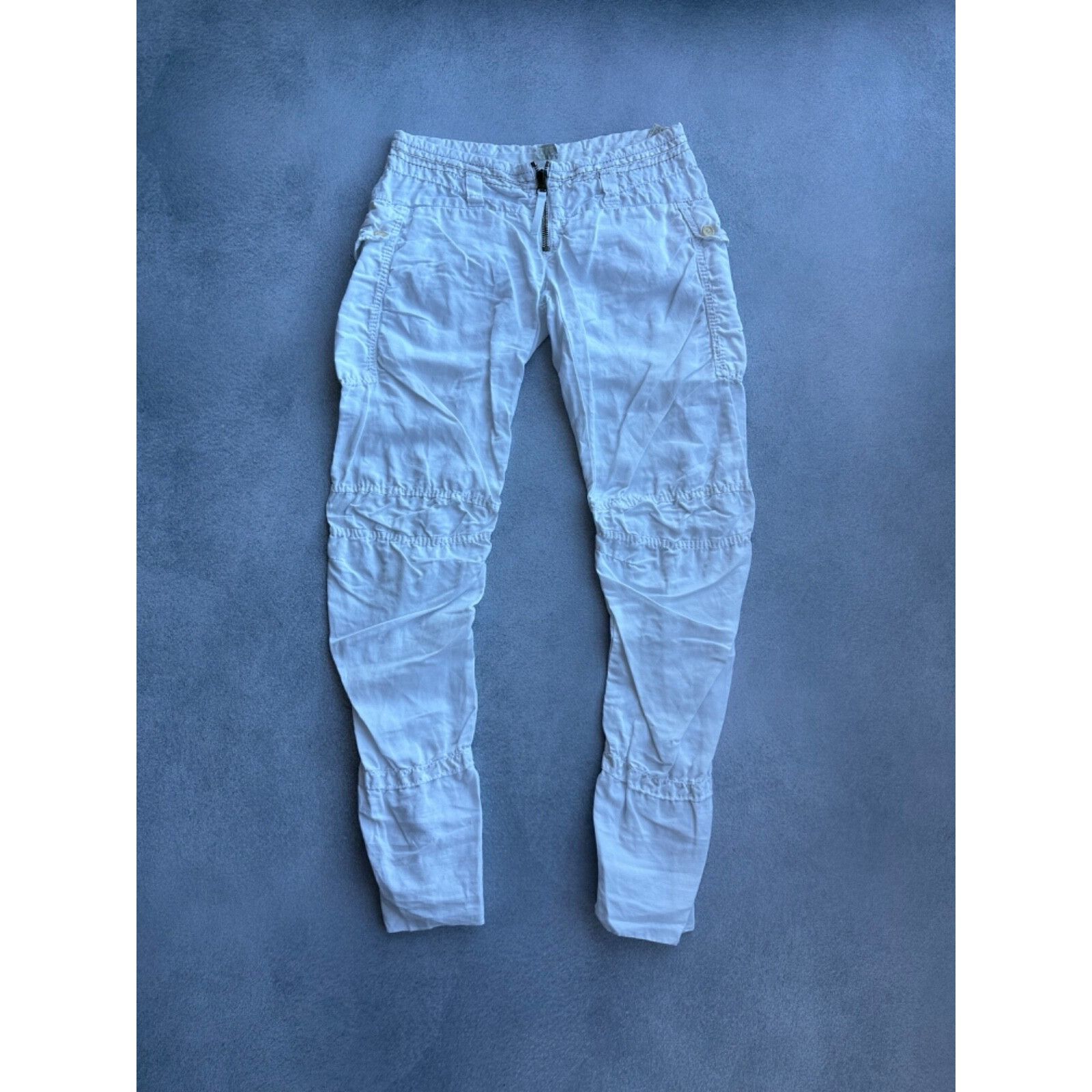 Marithe + Francois Girbaud VTG Marithe Francois Girbaud Woman Linen Pants Size 29" - 7 Thumbnail