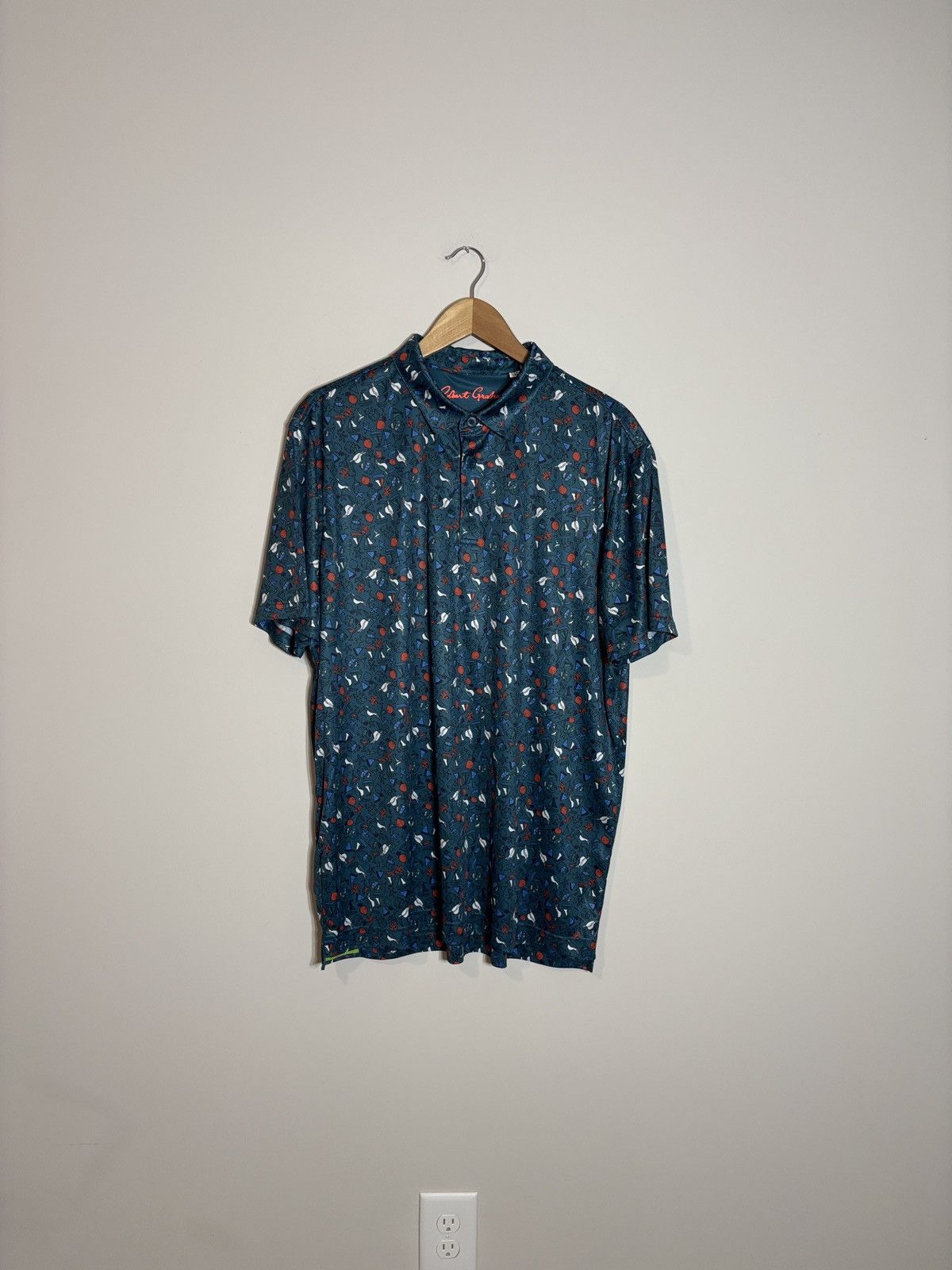 Robert Graham Robert Graham Beach Party Pattern Golf Polo Shirt XXL Size US XXL / EU 58 / 5 - 2 Thumbnail