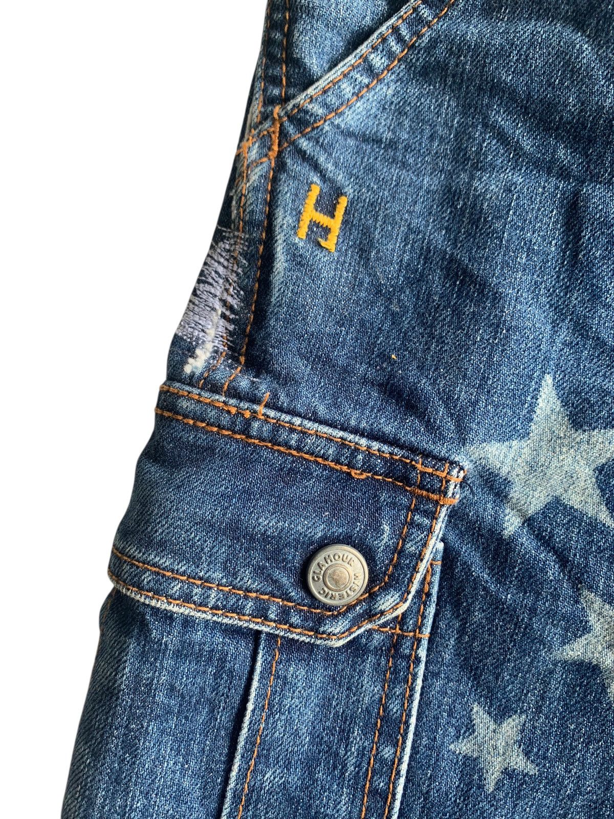 Kapital RARE💥HYSTERIC GLAMOUR STAR FLARED REPAIRED DISTRESSED DENIM Size US 30 / EU 46 - 15 Thumbnail
