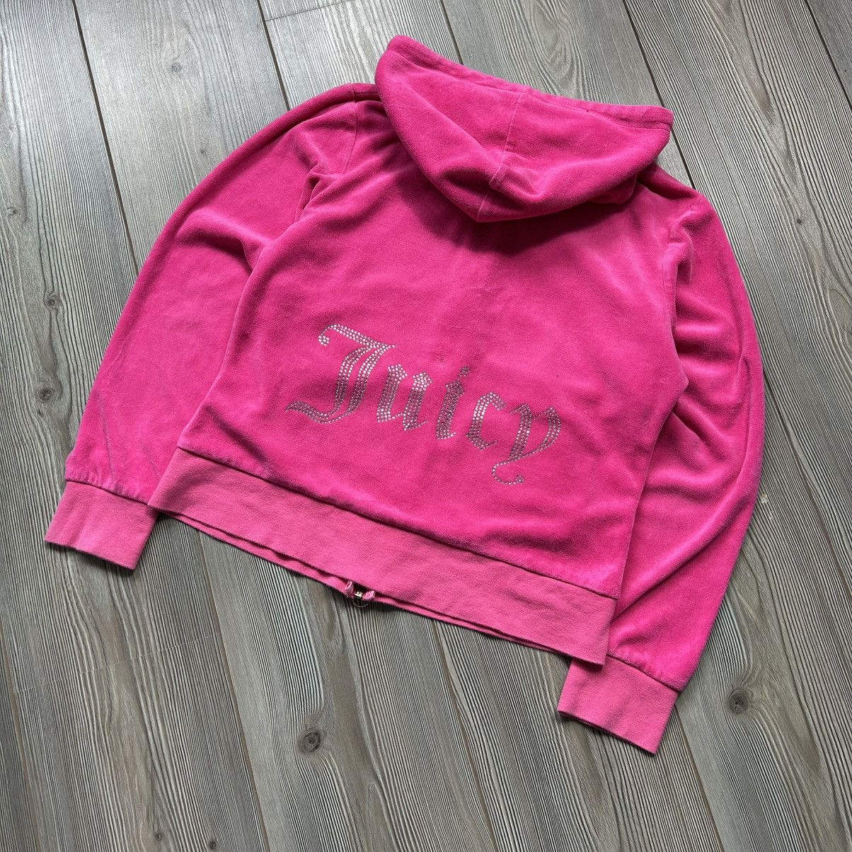 Juicy Couture Juicy Couture Velour Big Logo Tracksuit Hoodie + Pants Size M / US 6-8 / IT 42-44 - 4 Thumbnail