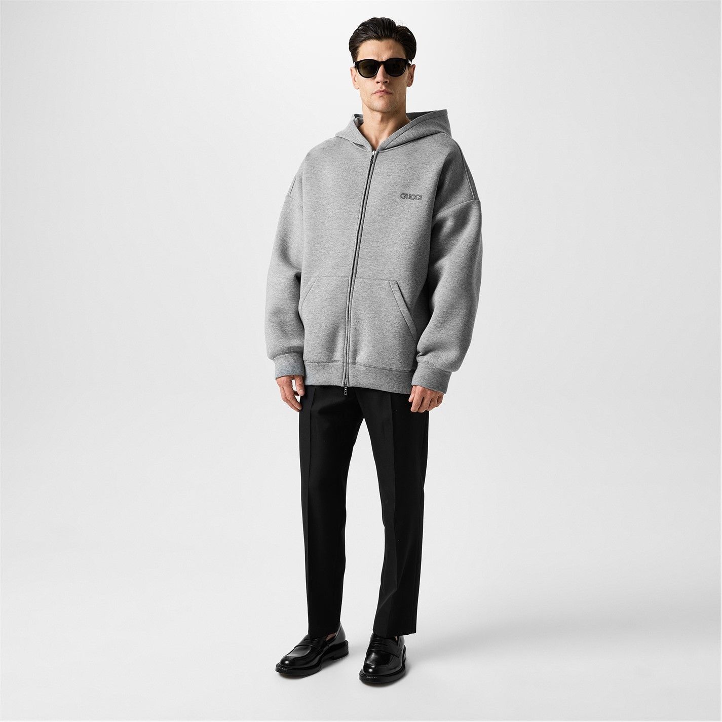 Gucci GUCCI Logo Zip Hoodie Size US S / EU 44-46 / 1 - 5 Thumbnail