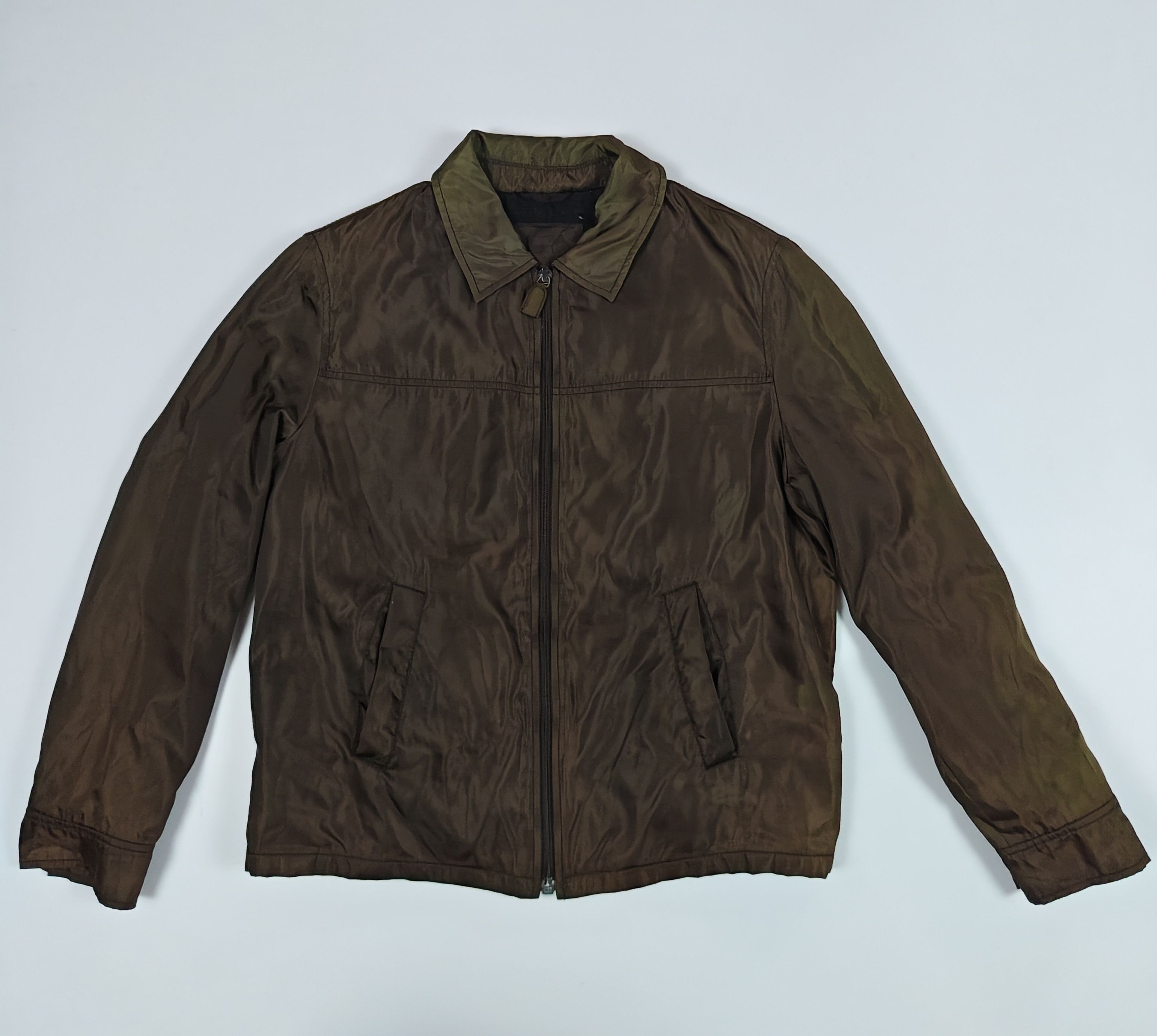 Prada Prada Nylon Washed Brown Jacket Made in Italy#J1 Size US M / EU 48-50 / 2 - 1 Thumbnail