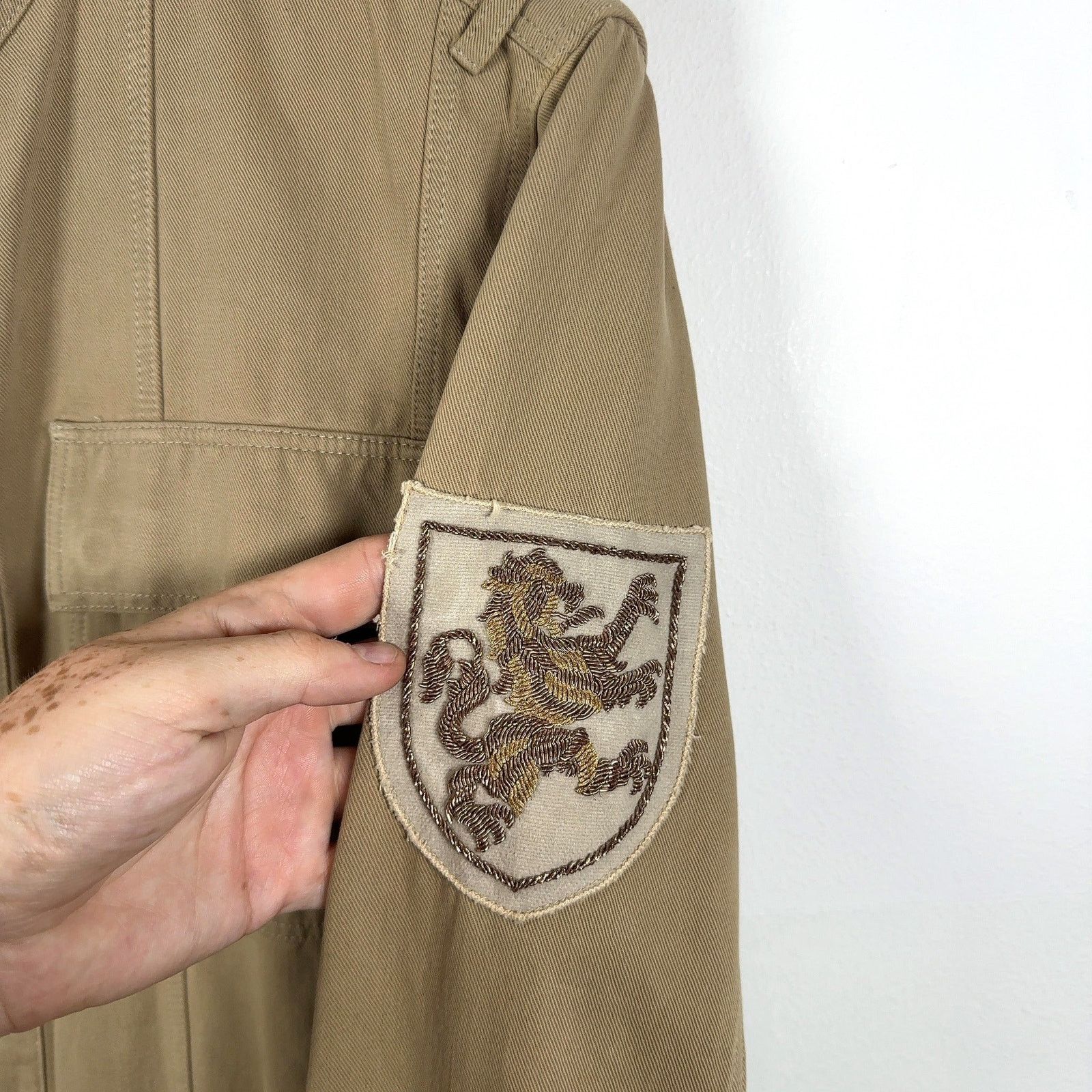 Balmain Balmain 'Sahara' Embroidered Patch Jacket Size US XXS / EU 40 - 4 Thumbnail