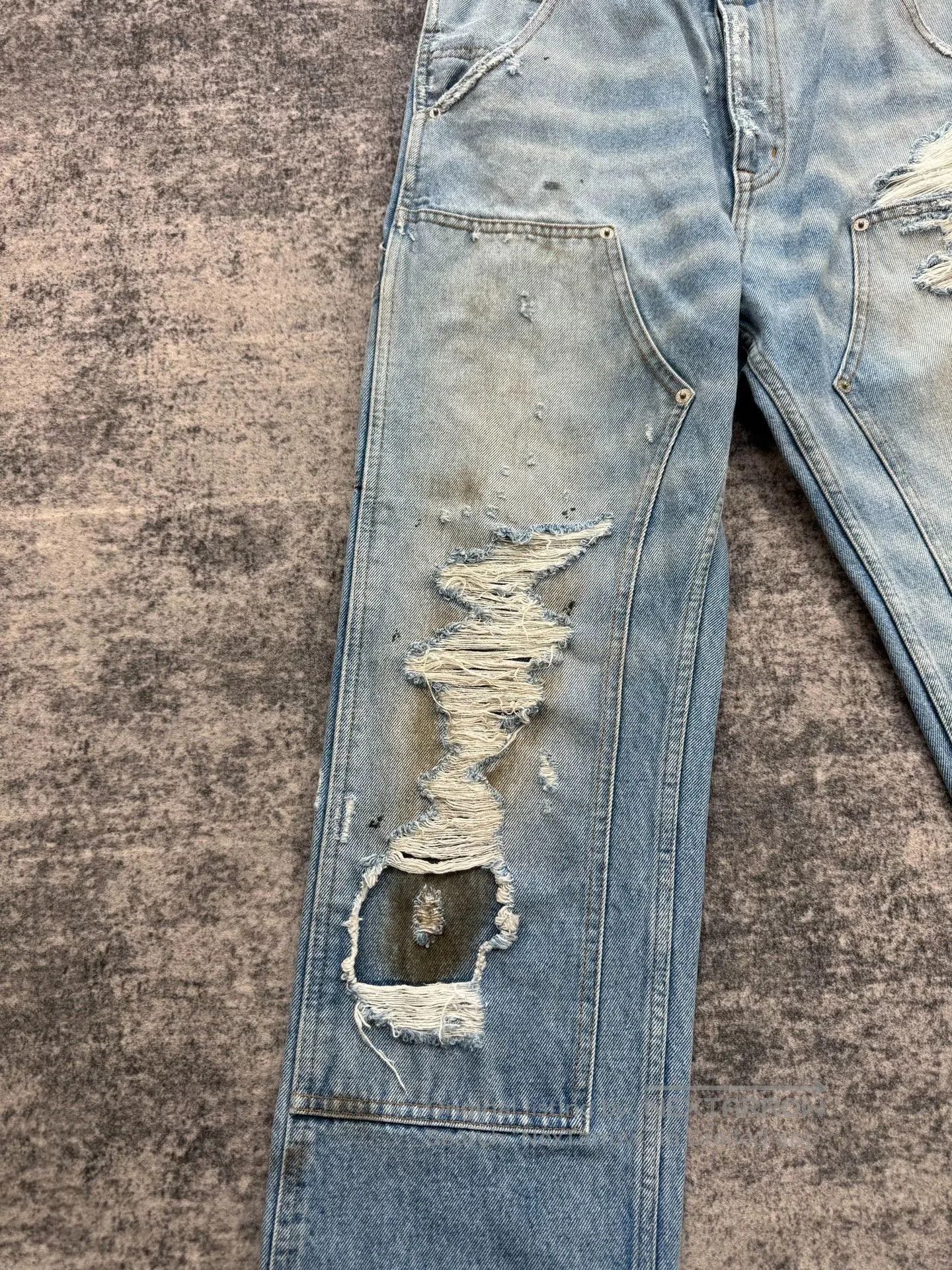 MM6 MM6 SS25 Distressed Straight Leg Jeans. Size 25" / US 0 / IT 36 - 5 Thumbnail