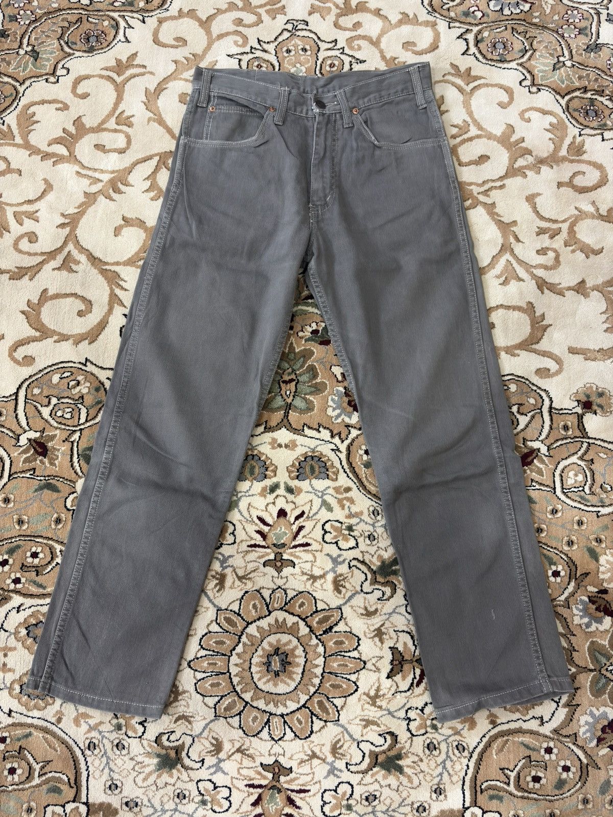 Levi's Vintage 60s 70s Levi’s 5200 Pique Big E Size 28 x 36 Jeans Size US 28 / EU 44 - 1 Thumbnail