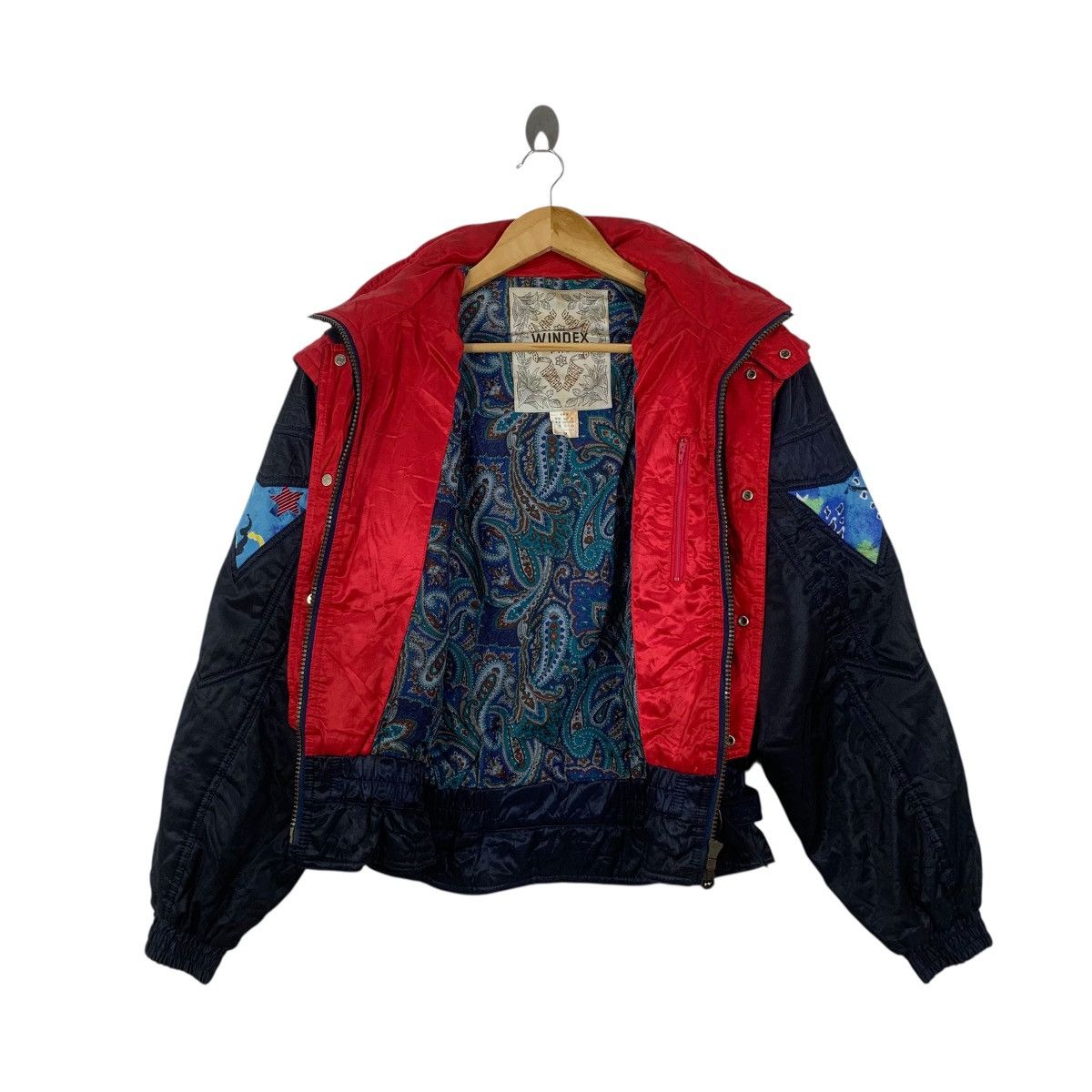 Descente Vintage DESCENTE WINDEX PRO Paisley AOP Winter Ski Jacket Size M / US 6-8 / IT 42-44 - 8 Thumbnail