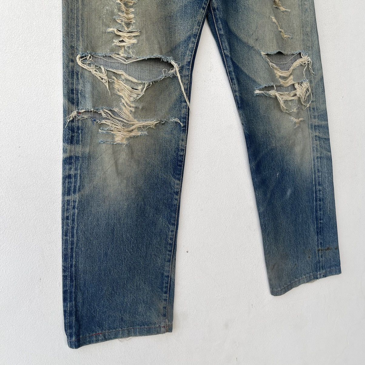 Iron Heart Trashed Hollywood Ranch Market x Iron Heart Selvedge Denim Size US 32 / EU 48 - 5 Thumbnail