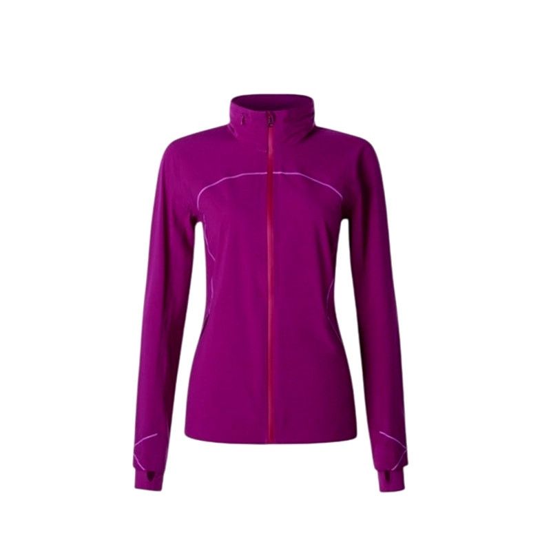 Other Lululemon Regal Plum Water Wind Resistant Hooded Jacket Size M / US 6-8 / IT 42-44 - 3 Thumbnail