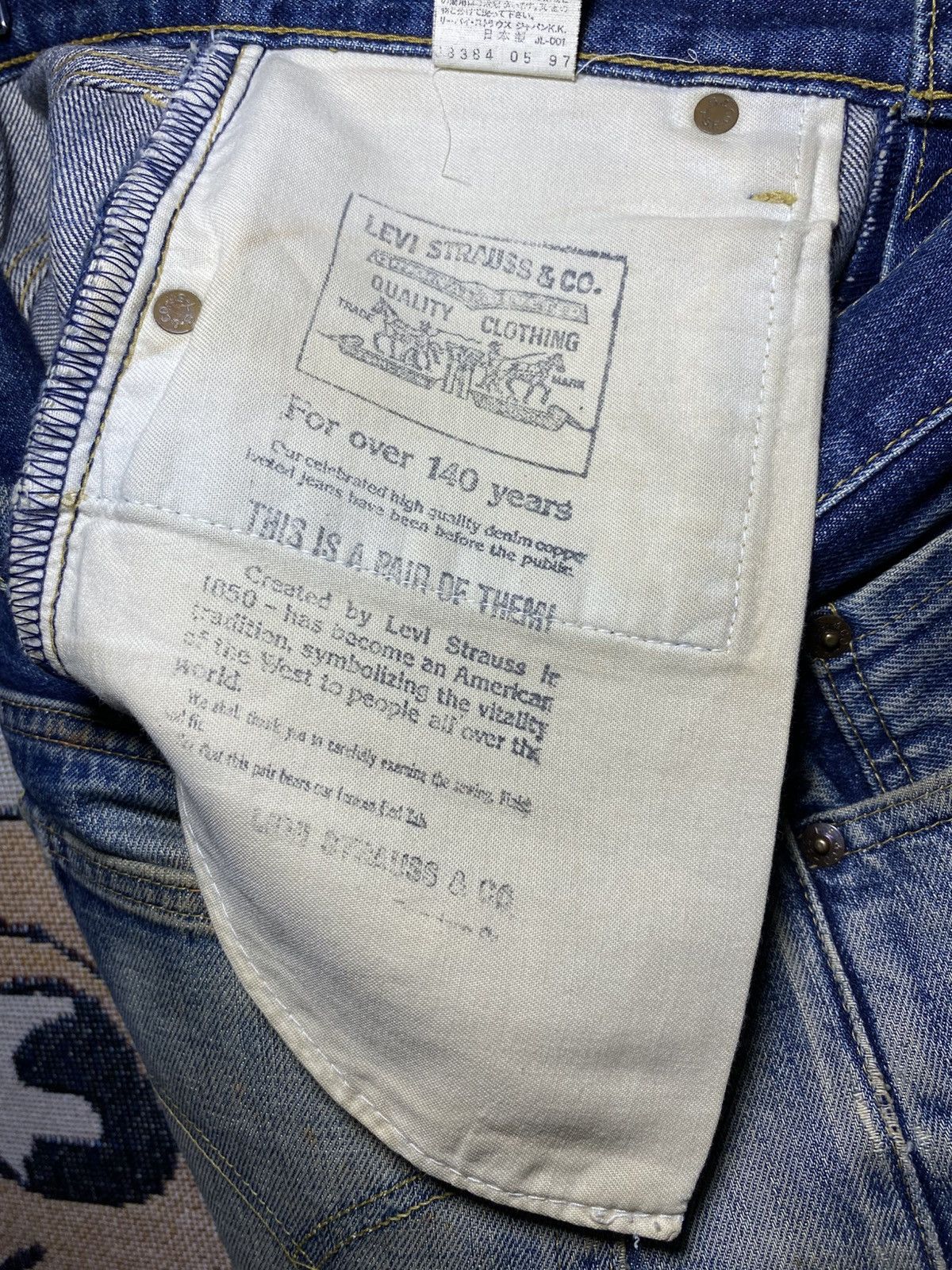 Levi's Vintage Clothing Levi's Sunfaded Jeans Denim Vintage Selvedge Size US 30 / EU 46 - 8 Thumbnail