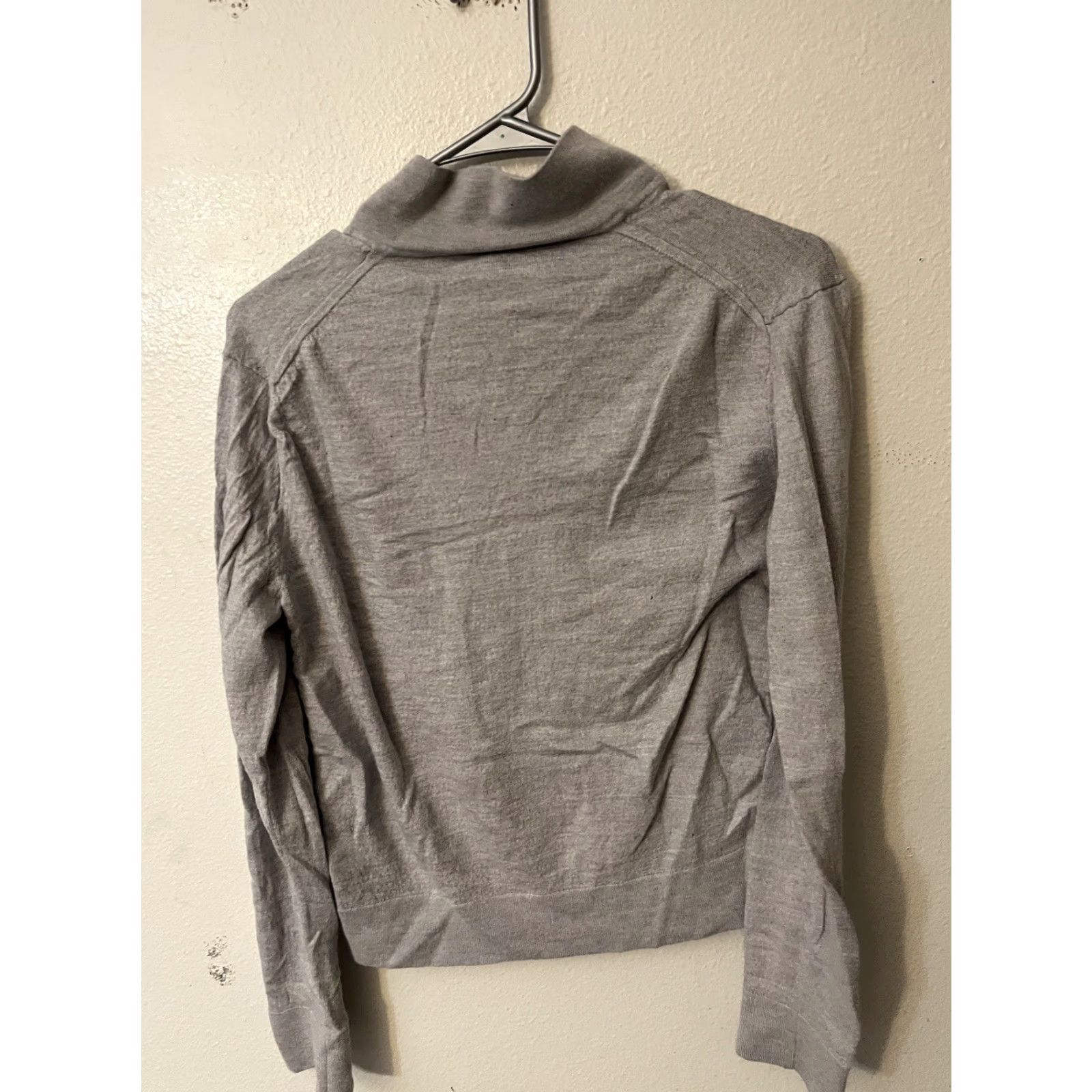 Club Monaco Club Monaco Collared Sweater, Size XL Wool Blend Gray Women, XL, Club Monaco, Sweater, Wool Blend, Gray, Collared, Henley, Women's Apparel, Vintage? Size XL / US 12-14 / IT 48-50 - 3 Thumbnail