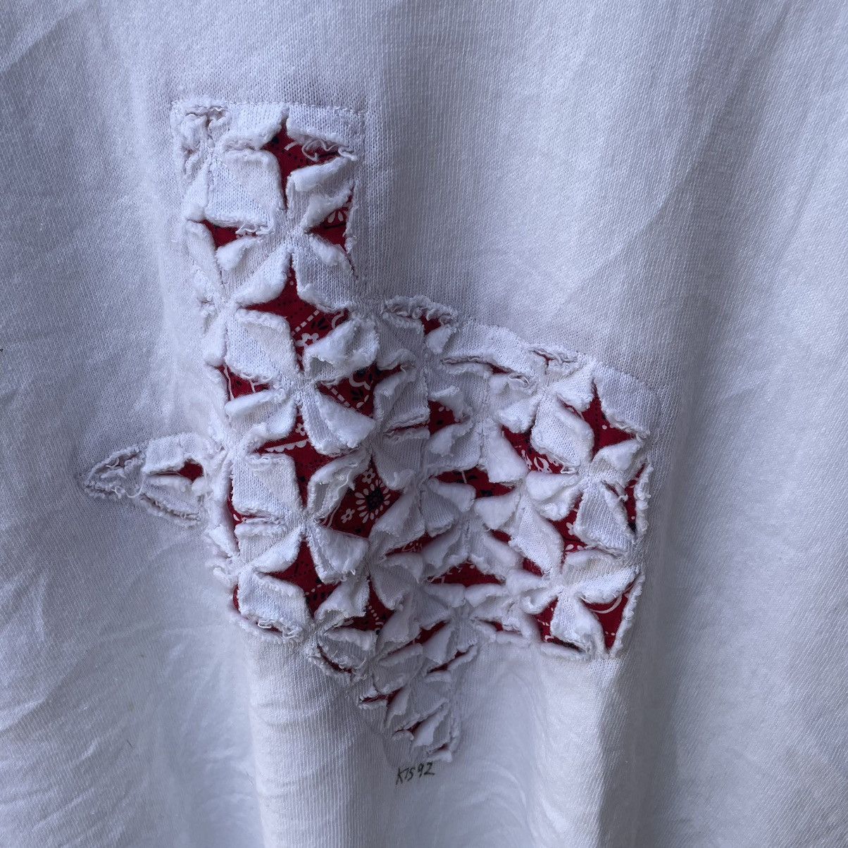 Fruit Of The Loom × Vintage 🔥Vintage 90s Texas Affection Flower Sweatshirts Size US M / EU 48-50 / 2 - 5 Thumbnail