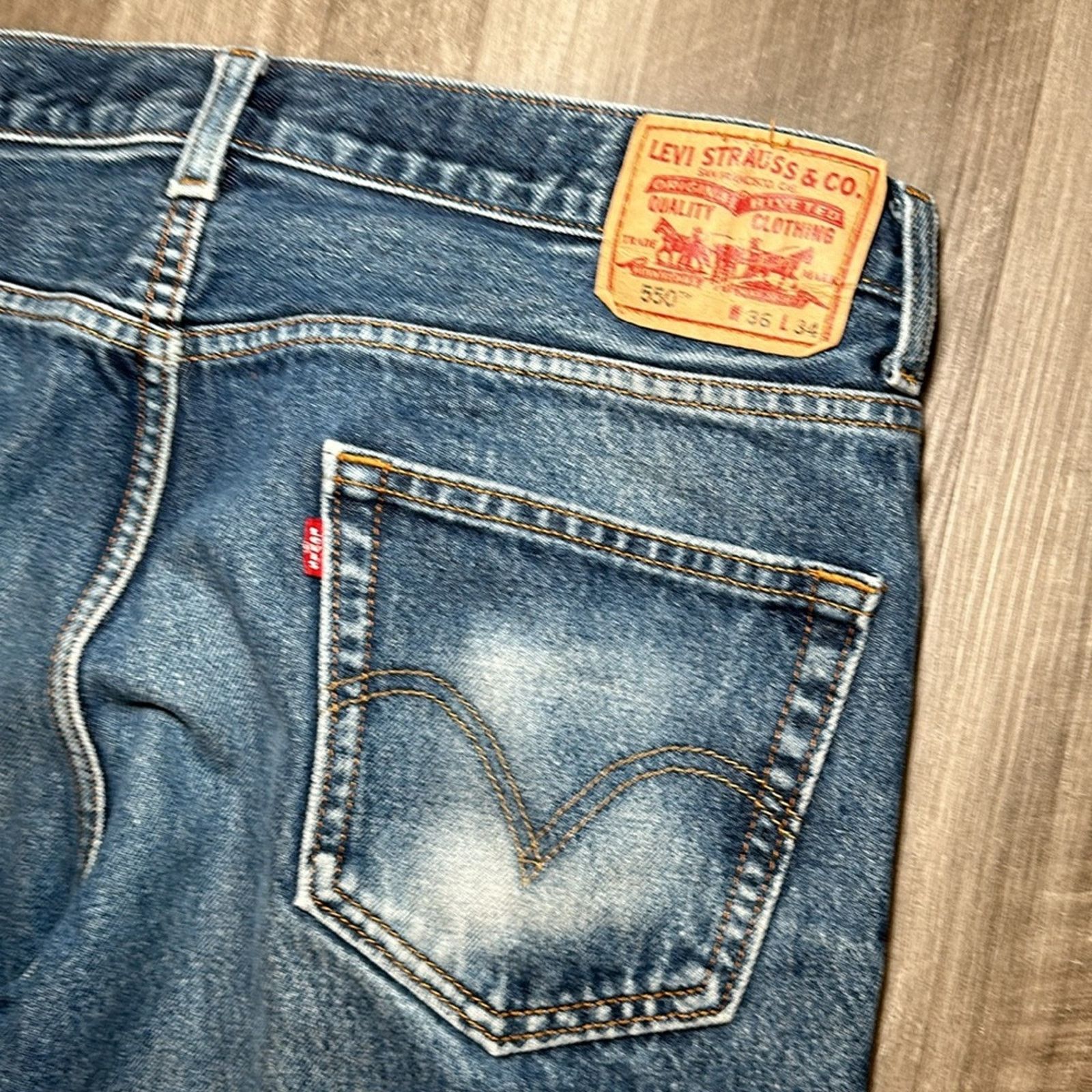 Levi's Levi’s 550 Relaxed Fit Jeans - 36x34 Size US 36 / EU 52 - 5 Thumbnail