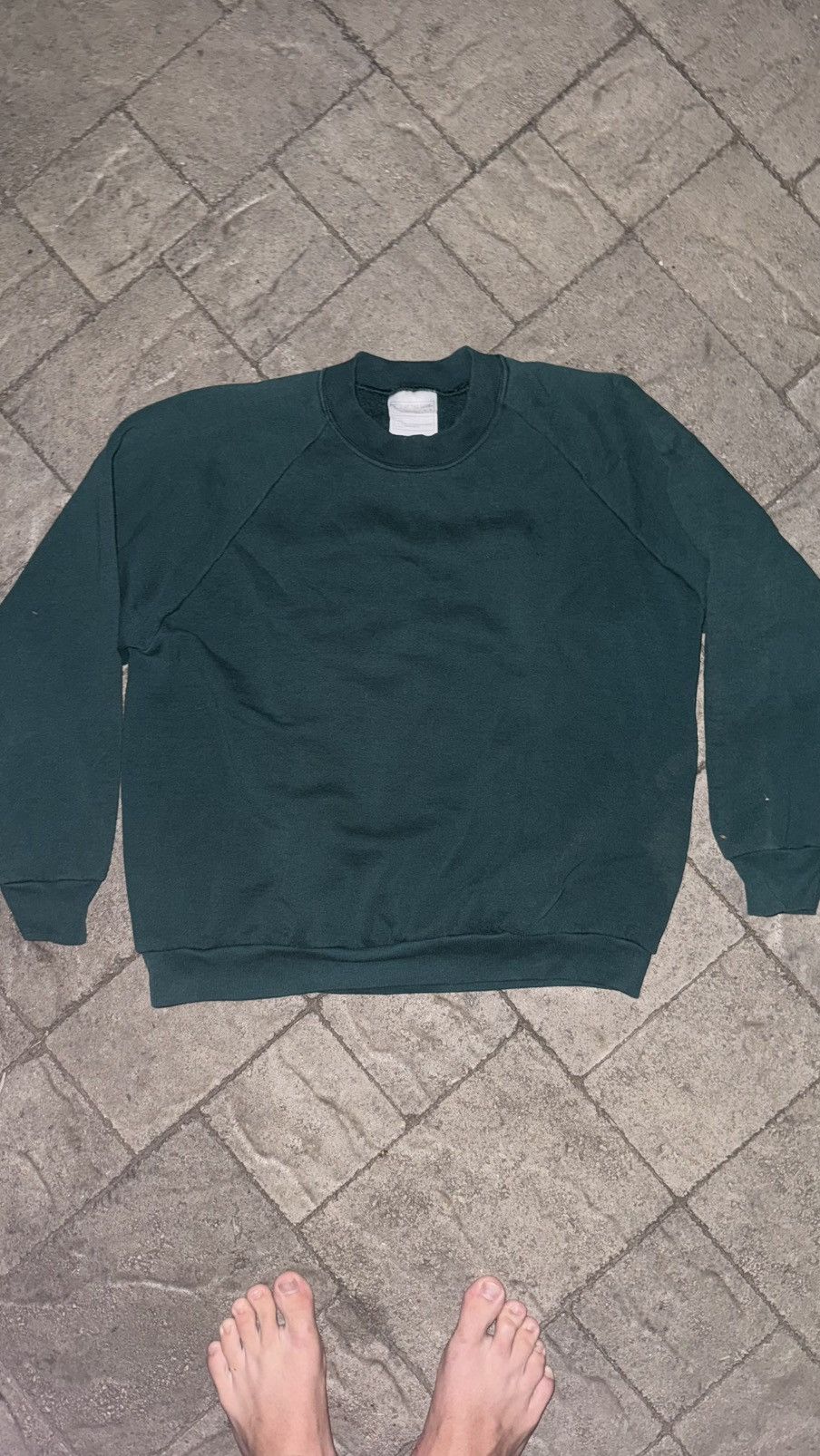 Fruit Of The Loom 90s Fruit of the Loom Dark Green crewneck Size US L / EU 52-54 / 3 - 1 Thumbnail
