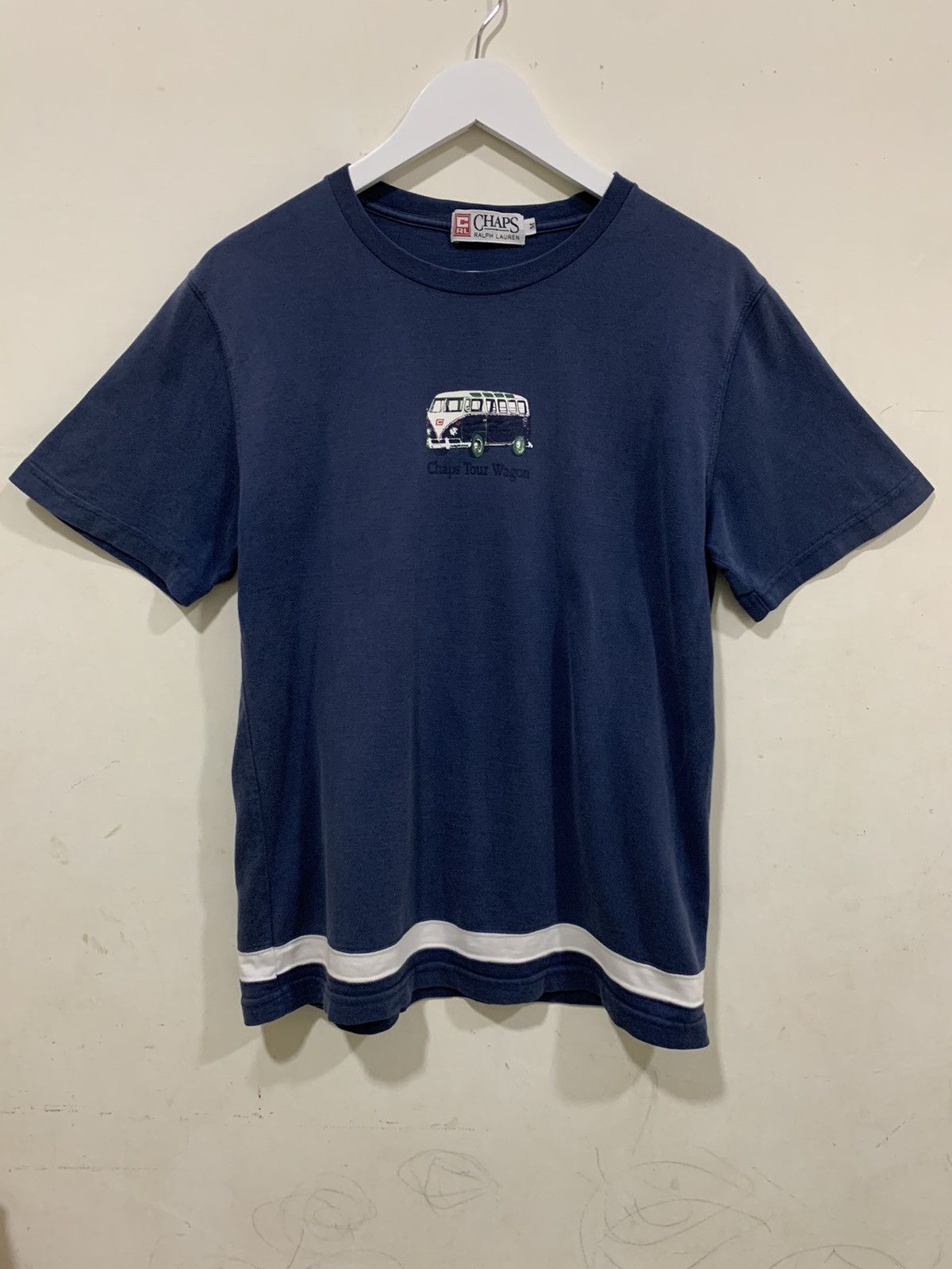 Chaps Chaps Ralph Lauren T Shirt M Blue Japan Store Size US M / EU 48-50 / 2 - 1 Thumbnail