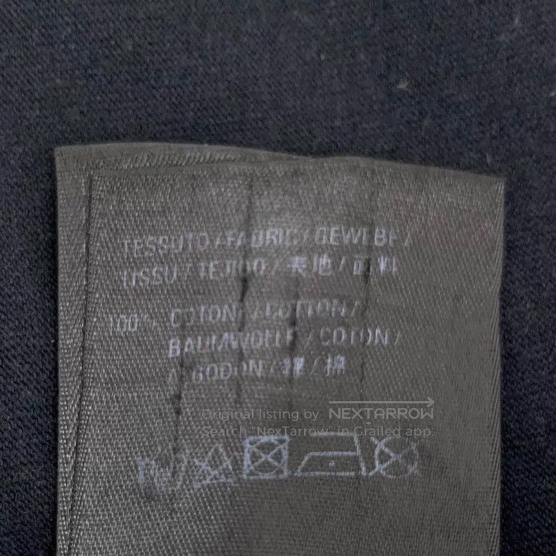 Balenciaga Balenciaga Black Logo Letter Embroidered Cotton Round Neck Size US M / EU 48-50 / 2 - 8 Thumbnail