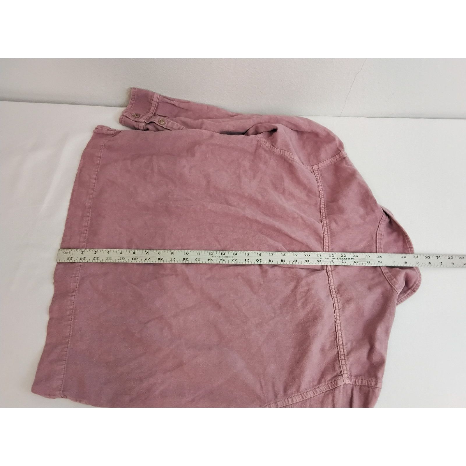 Faherty Faherty Top Women's M Pink Long Sleeve Organic Cotton Blend Size M / US 6-8 / IT 42-44 - 9 Thumbnail
