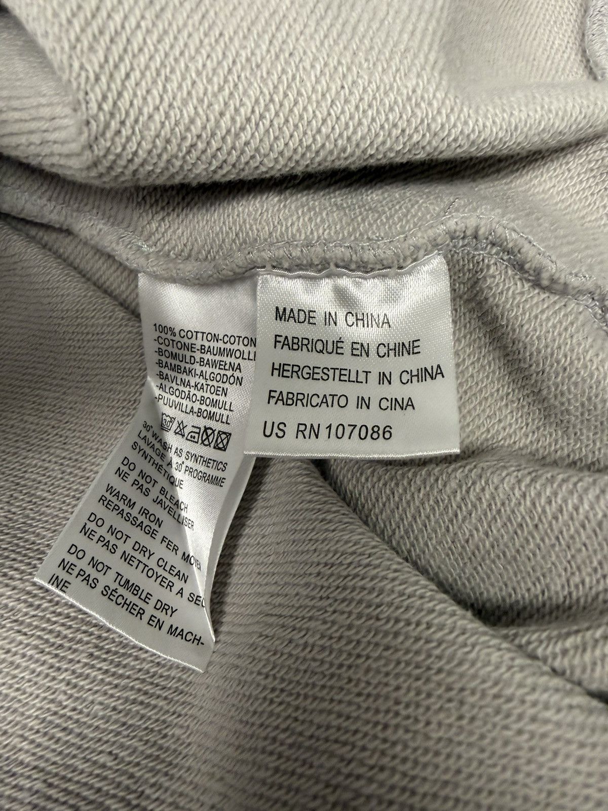 Paul Smith Peal Grey Script Hoodie Size US L / EU 52-54 / 3 - 4 Thumbnail