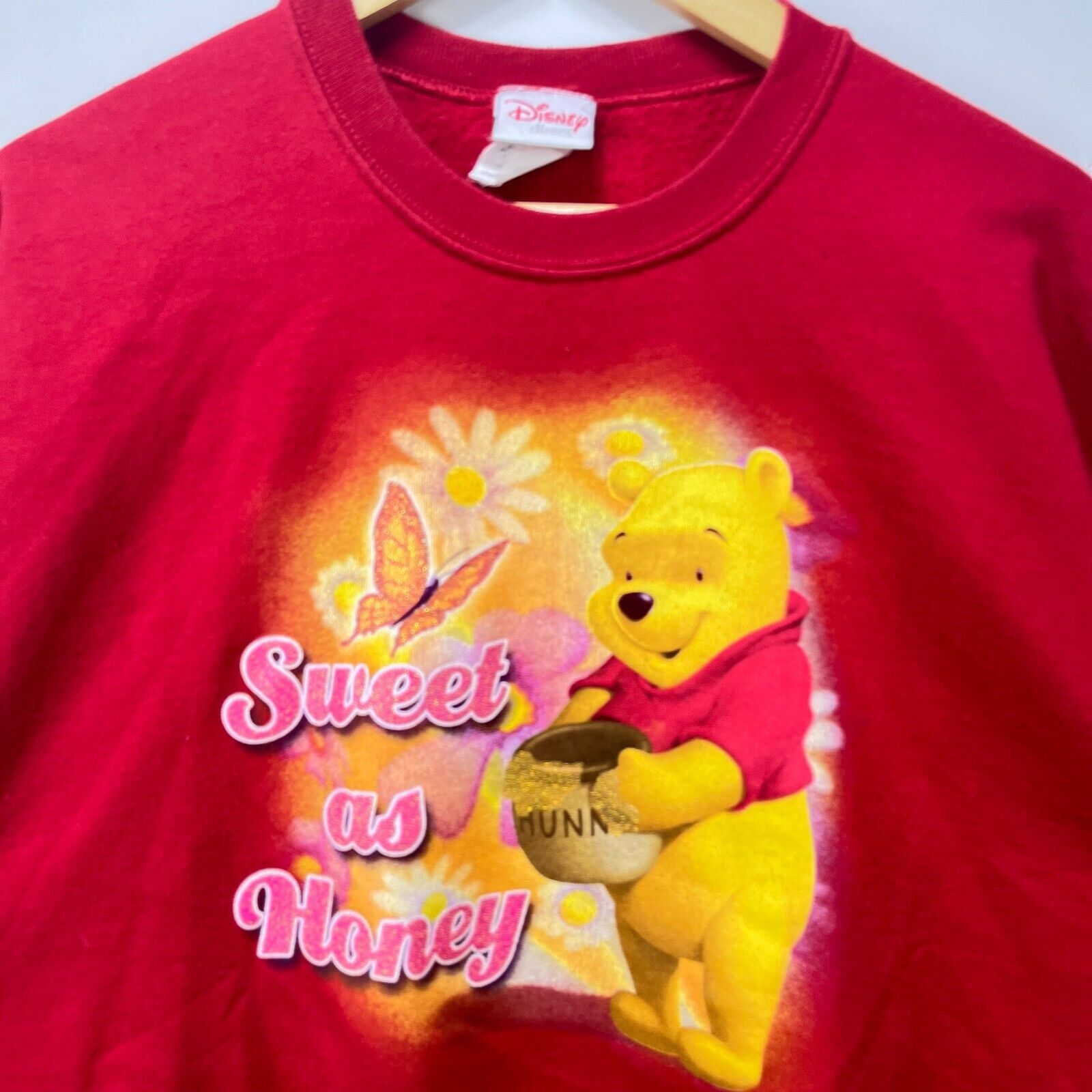Disney × Vintage Vintage '90s Disney Winnie the Pooh Sweatshirt Large Size US L / EU 52-54 / 3 - 3 Thumbnail