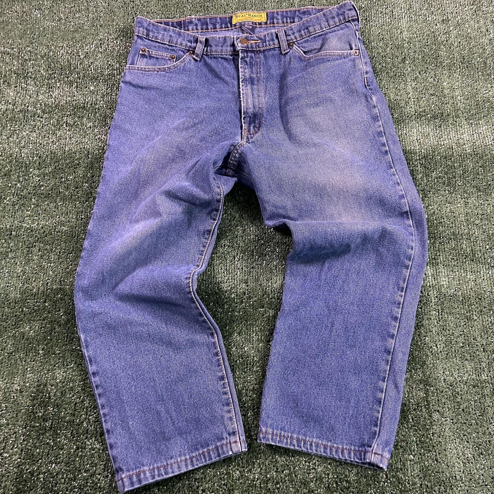 Other Real Ranch Men's Relaxed Fit Jeans 36x30 Size US 36 / EU 52 - 1 Thumbnail