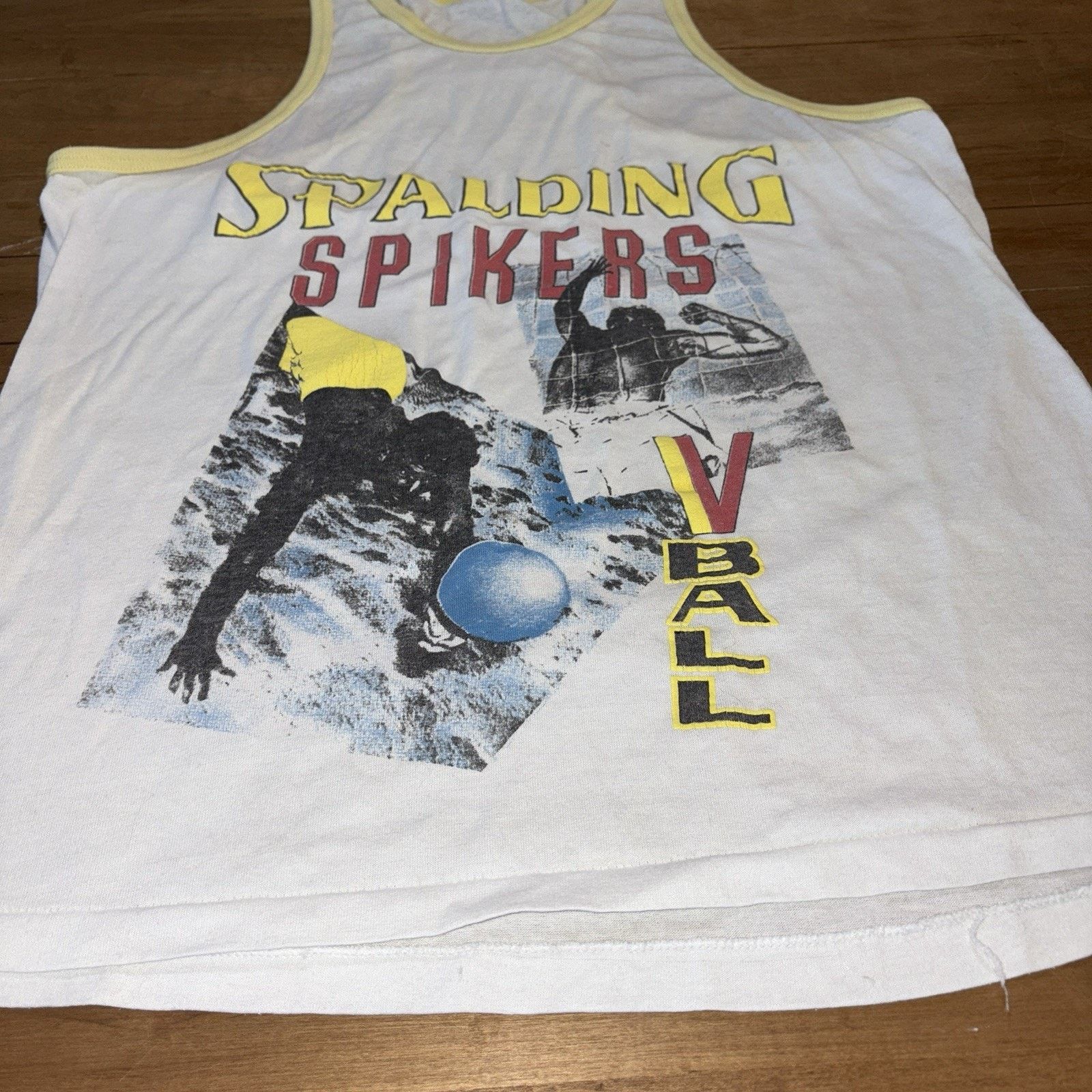 Spalding Vintage 1980s Spalding "Spikers" vintage volleyball tank top Size US M / EU 48-50 / 2 - 2 Thumbnail