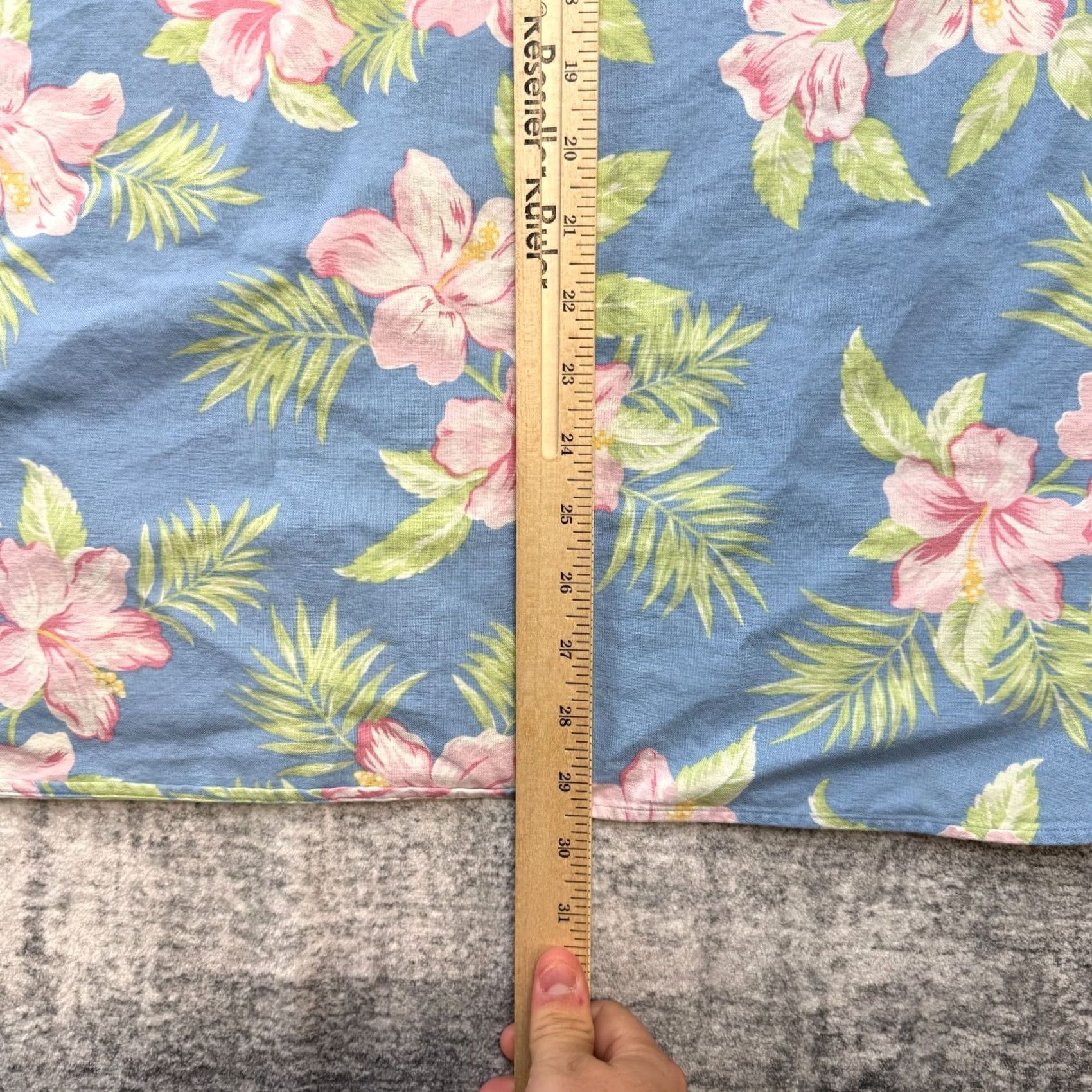 Polo Ralph Lauren Polo Ralph Lauren Shirt Men 2XL Blue Hawaiian Floral Oxford Button-Down Collar Short Sleeve Casual Beach Tropical Linen-Free Popover Aloha Cotton Size US XXL / EU 58 / 5 - 8 Thumbnail