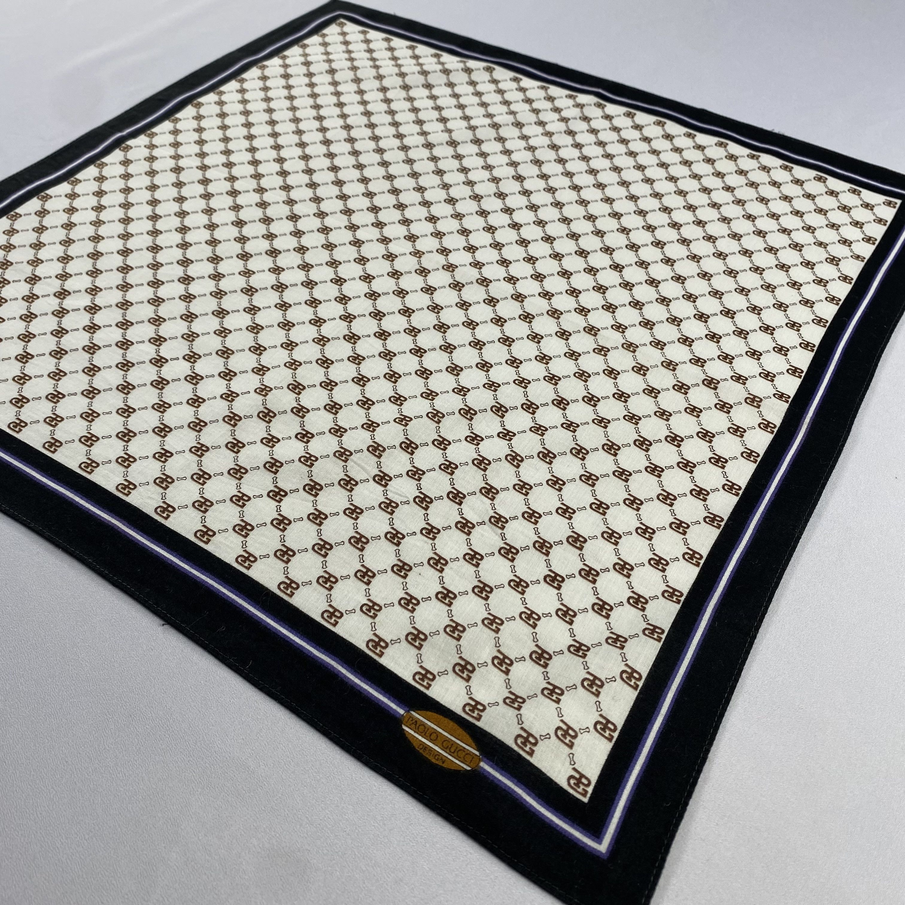 Paolo Gucci × Vintage Paolo Gucci Neckerchief / Bandana / Handkerchief-P654 Size ONE SIZE - 2 Thumbnail
