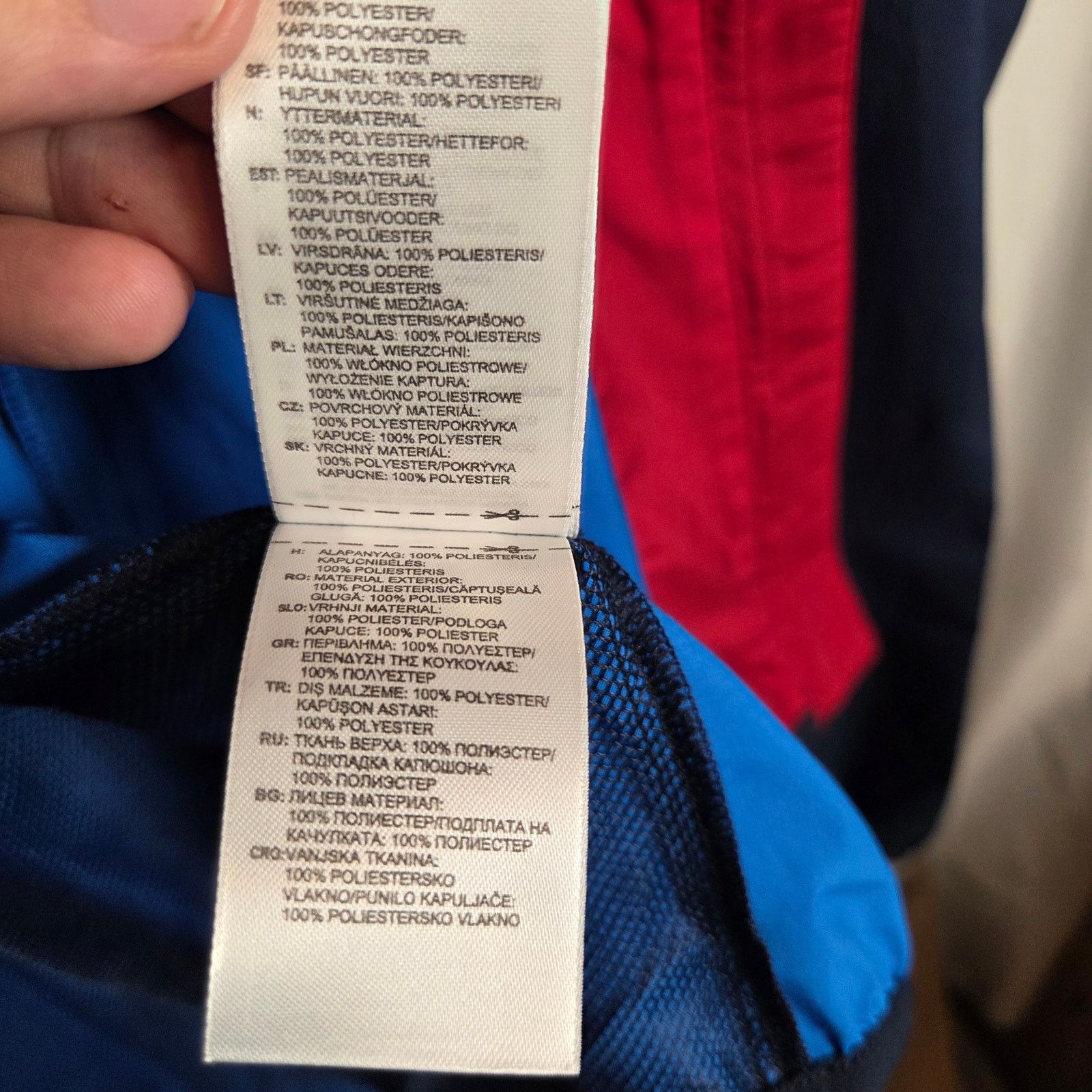 Adidas Adidas Skateboarding Climaproof Jacket L 2014 Red White Blue Size US L / EU 52-54 / 3 - 9 Thumbnail