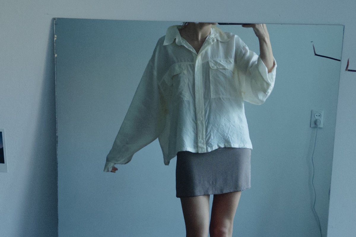 Vintage 100% Silk oversized shirt Size L / US 10 / IT 46 - 7 Thumbnail