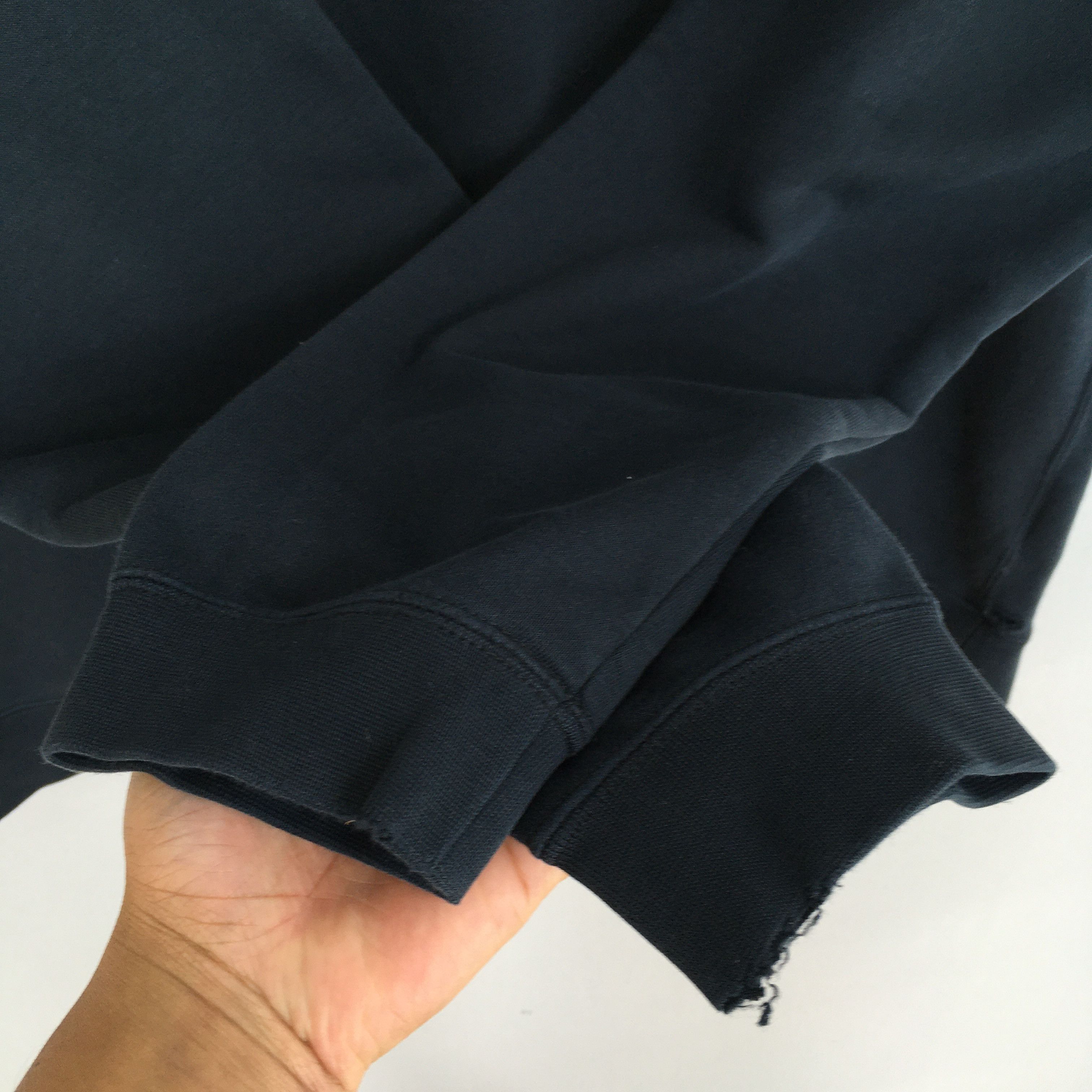 Nike × Vintage Vintage Y2K Nike Swoosh Black Sweatshirt XXLarge Size US XXL / EU 58 / 5 - 3 Thumbnail