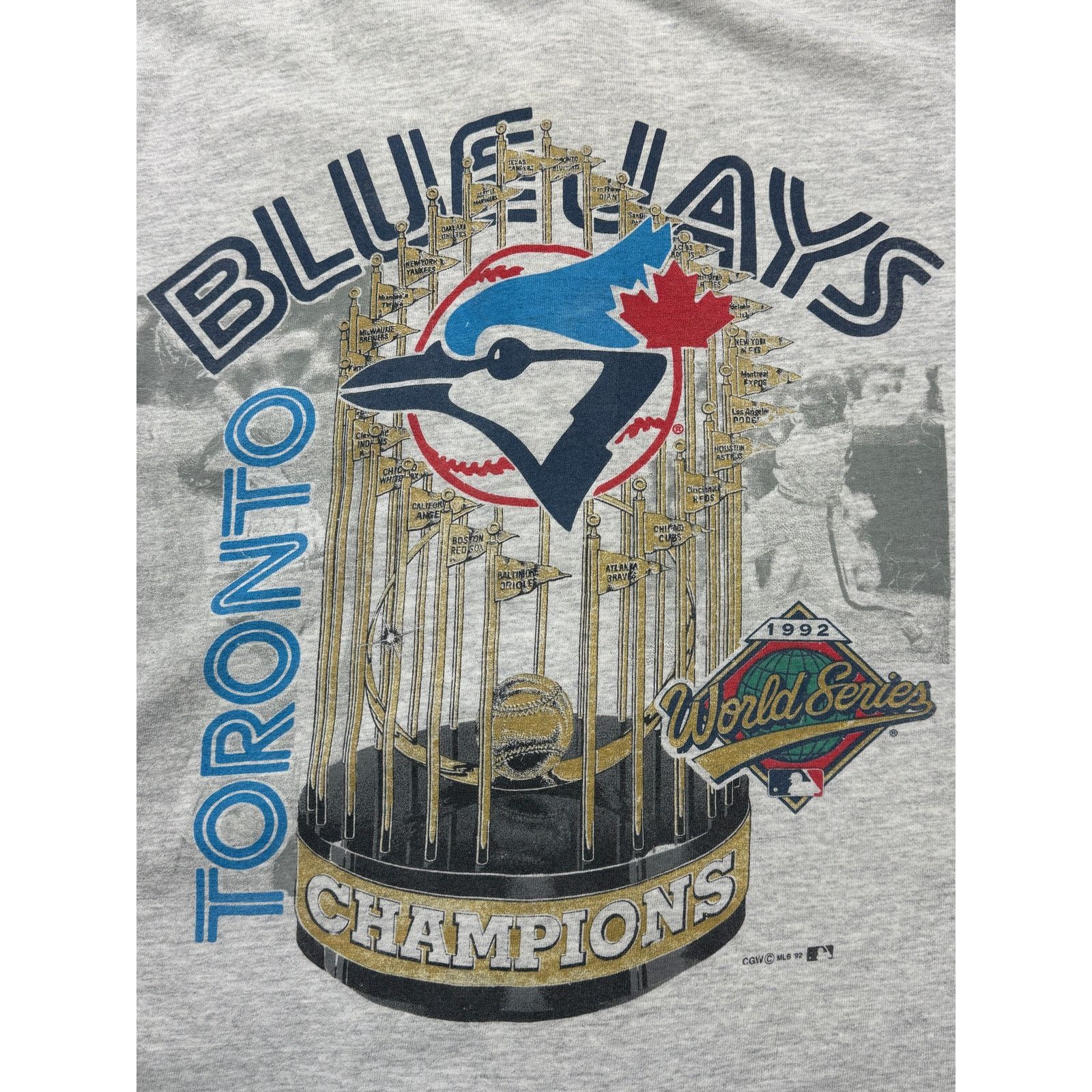 Vintage Vintage 1992 Toronto Blue Jays MLB Baseball Jersey Size L Size US L / EU 52-54 / 3 - 8 Thumbnail