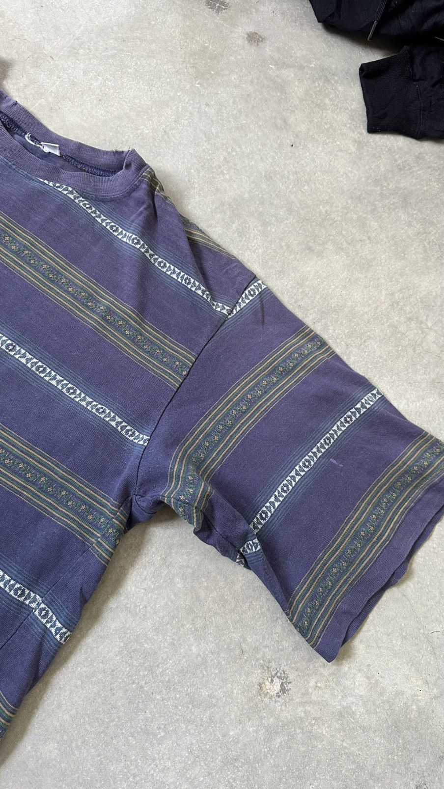 Vintage VINTAGE HANG TEN SURF DISTRESSED STRIPES TEE Size US L / EU 52-54 / 3 - 4 Thumbnail