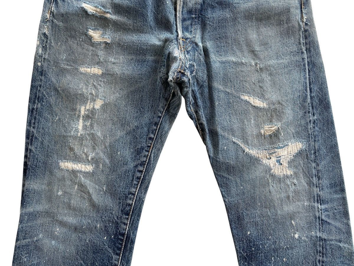 Studio D'Artisan Studio D'artisan Ripped Distressed Selvedge Denim Size US 32 / EU 48 - 7 Thumbnail