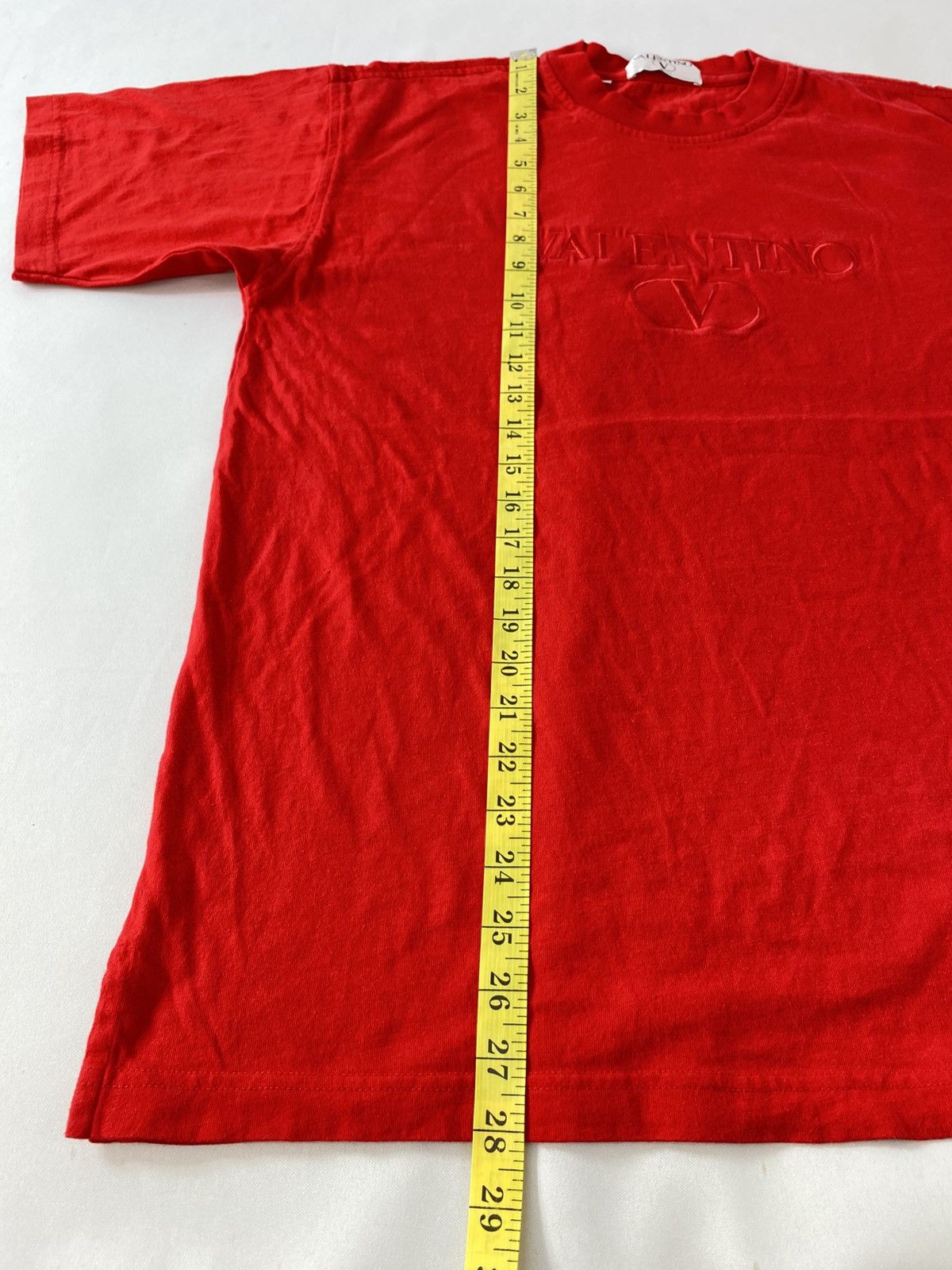 Valentino Valentino Jeans Embroidery Logo Spell Out Tee T Shirt Size US L / EU 52-54 / 3 - 8 Thumbnail