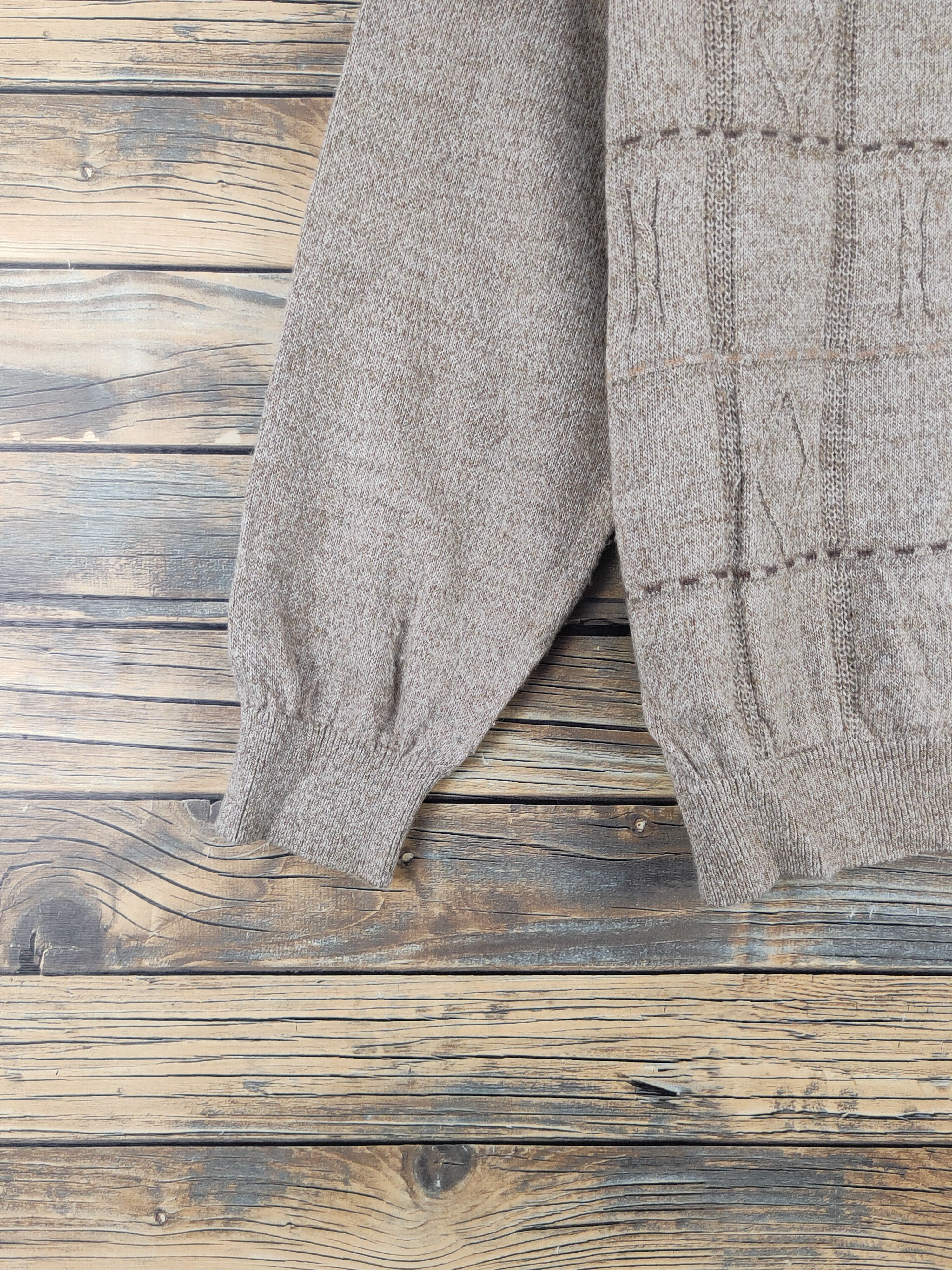 Vintage Benpan Brown Knitwear vintage Sweatshirts #W2156 Size US M / EU 48-50 / 2 - 4 Thumbnail