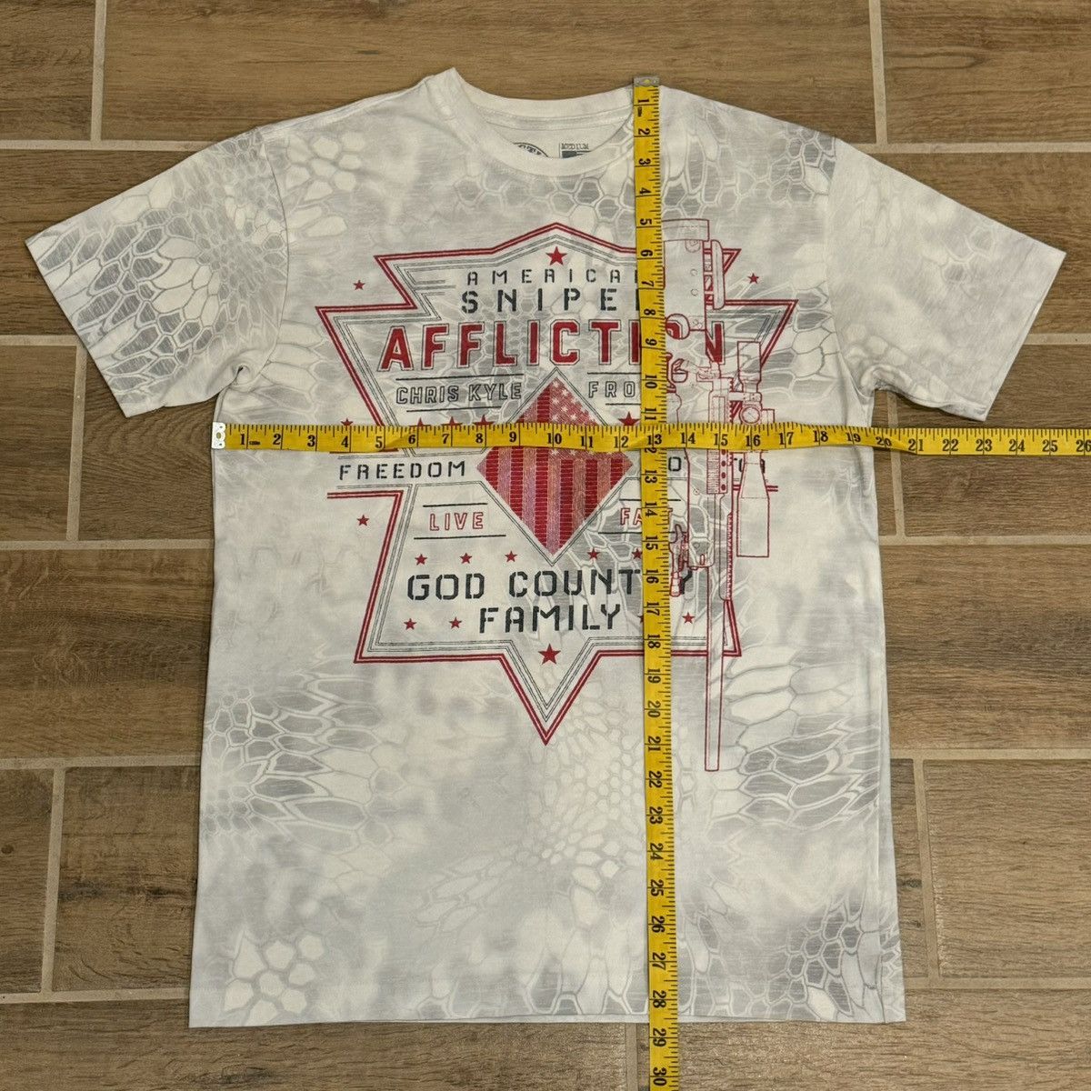 Affliction × Vintage Affliction Chris Kyle American Sniper Freedom T-Shirt Size US M / EU 48-50 / 2 - 6 Thumbnail